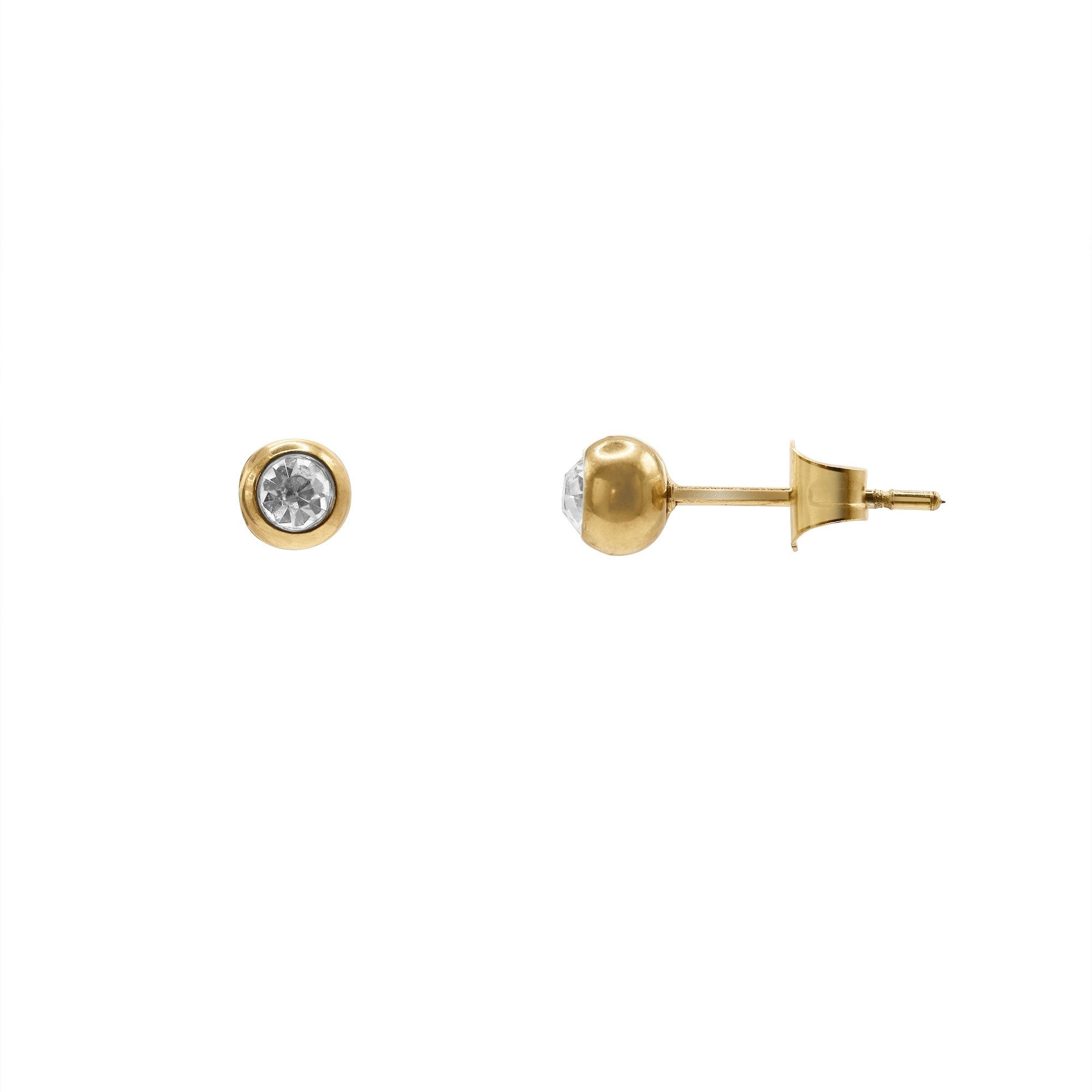Paar Ohrstecker Lioré goldfarben