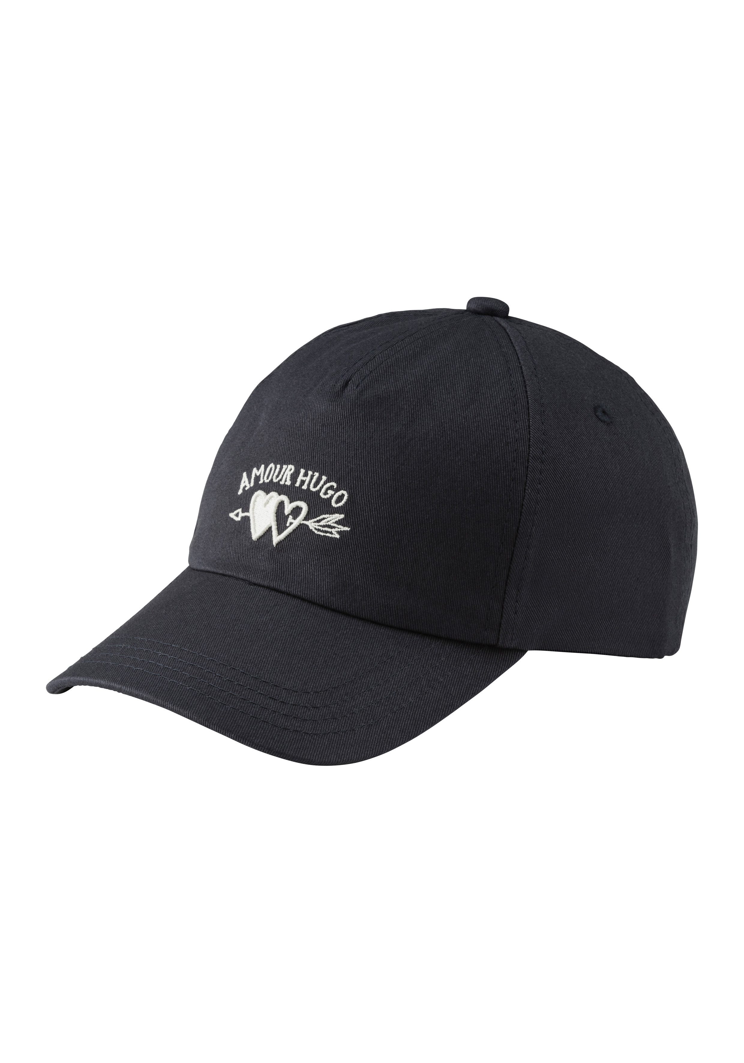 HUGO Baseball Cap Cara PE mit kontrastfarbener Stickerei günstig online kaufen