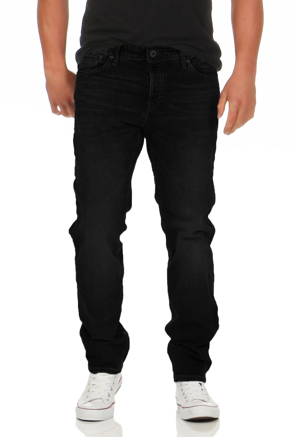 Comfort-fit-Jeans Jack & Jones Mike Original Comfort Tapered Herren Jeans