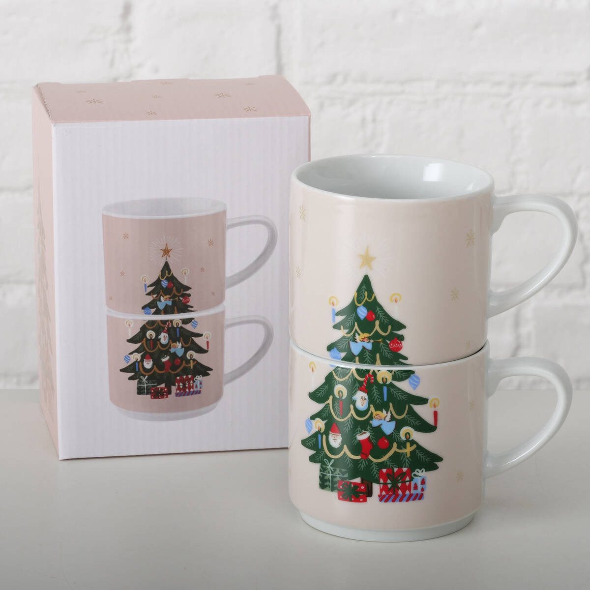 BOLTZE GRUPPE GmbH Becher HANNA, Porzellan, 2er-Set