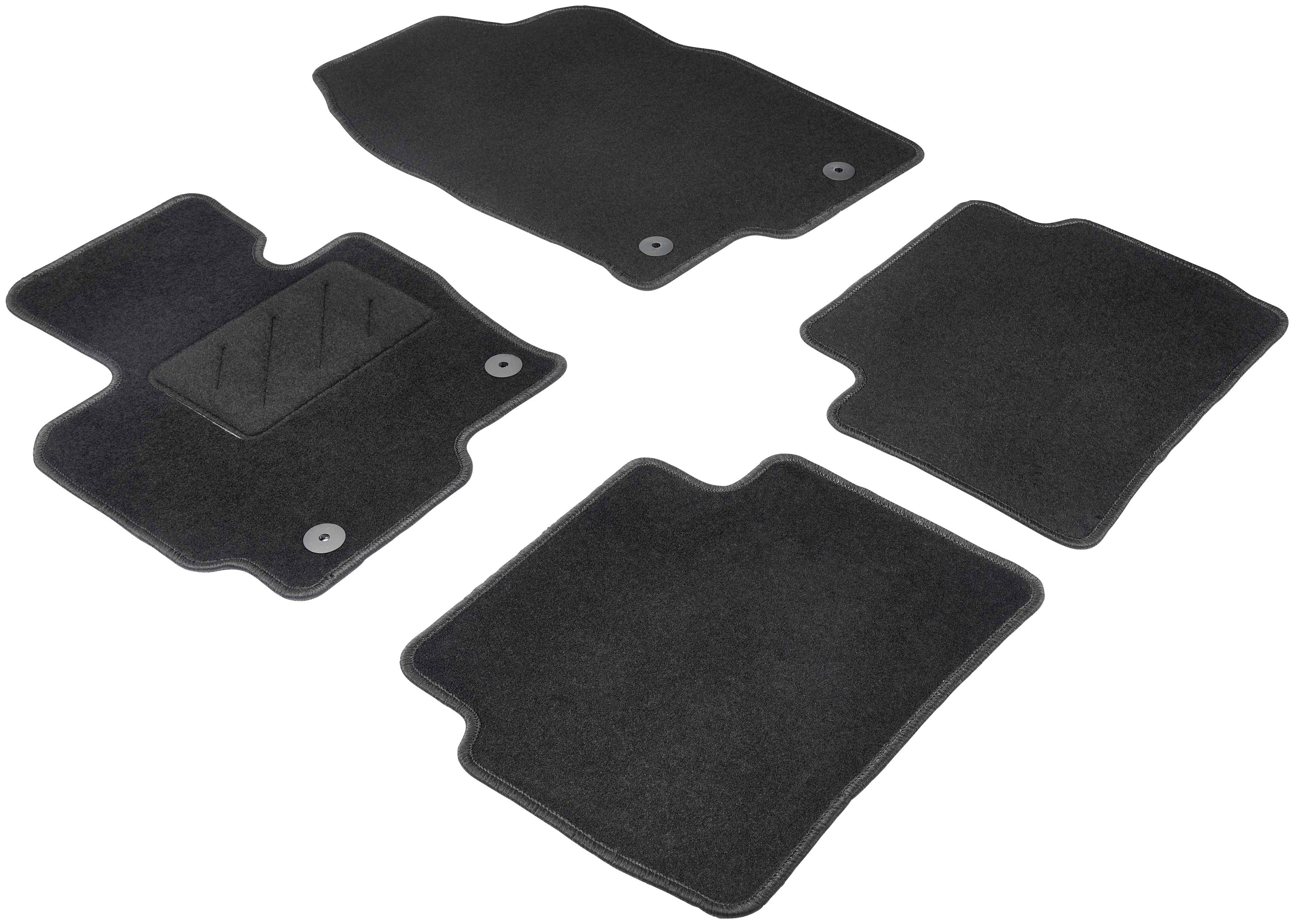 WALSER Passform-Fußmatten Standard (4 St), für Mazda CX-5 11/2011-02/2017