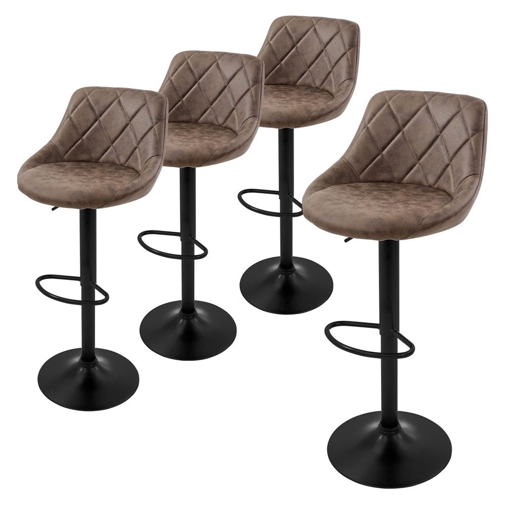 ML-DESIGN Barhocker Gepolsterter Barstuhl mit Rückenlehne günstig online kaufen