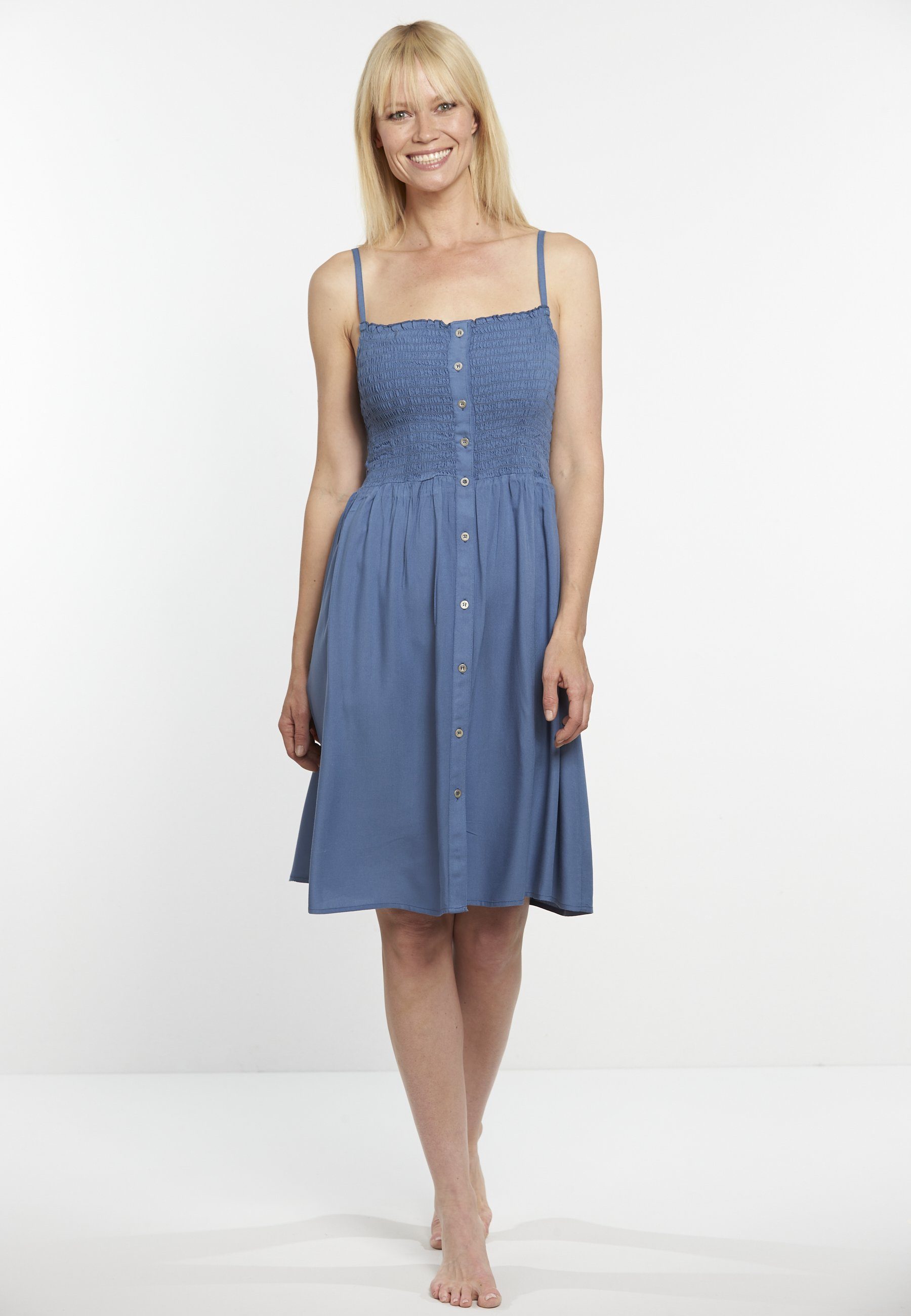 Strandkleid (1-tlg) Kleid VIVID hellblau