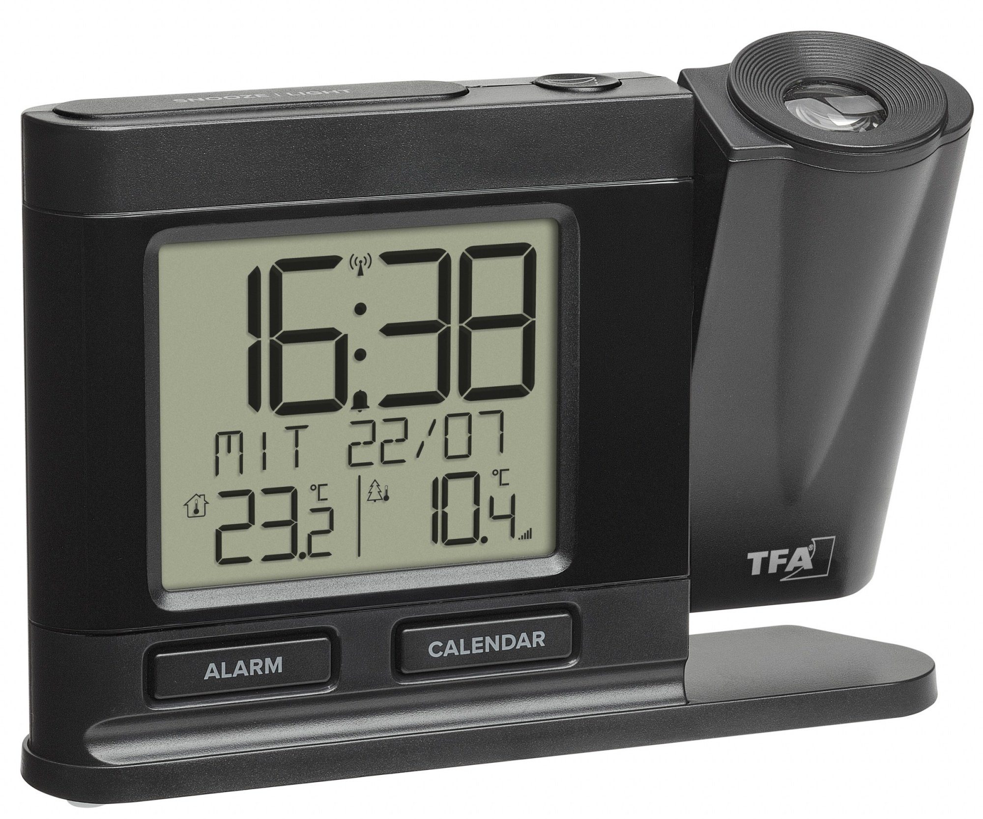 TFA Dostmann Projektionswecker Funk-Projektionswecker TFA 60.5018.01 Innen- günstig online kaufen