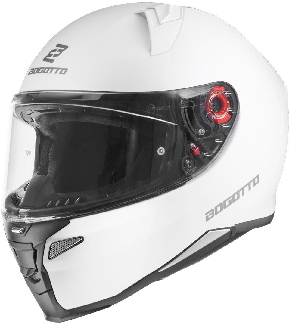 Bogotto Motorradhelm FF110 Helm, reflektierende, Pinlock, Schnellwechselvisier, Ratschenverschluss