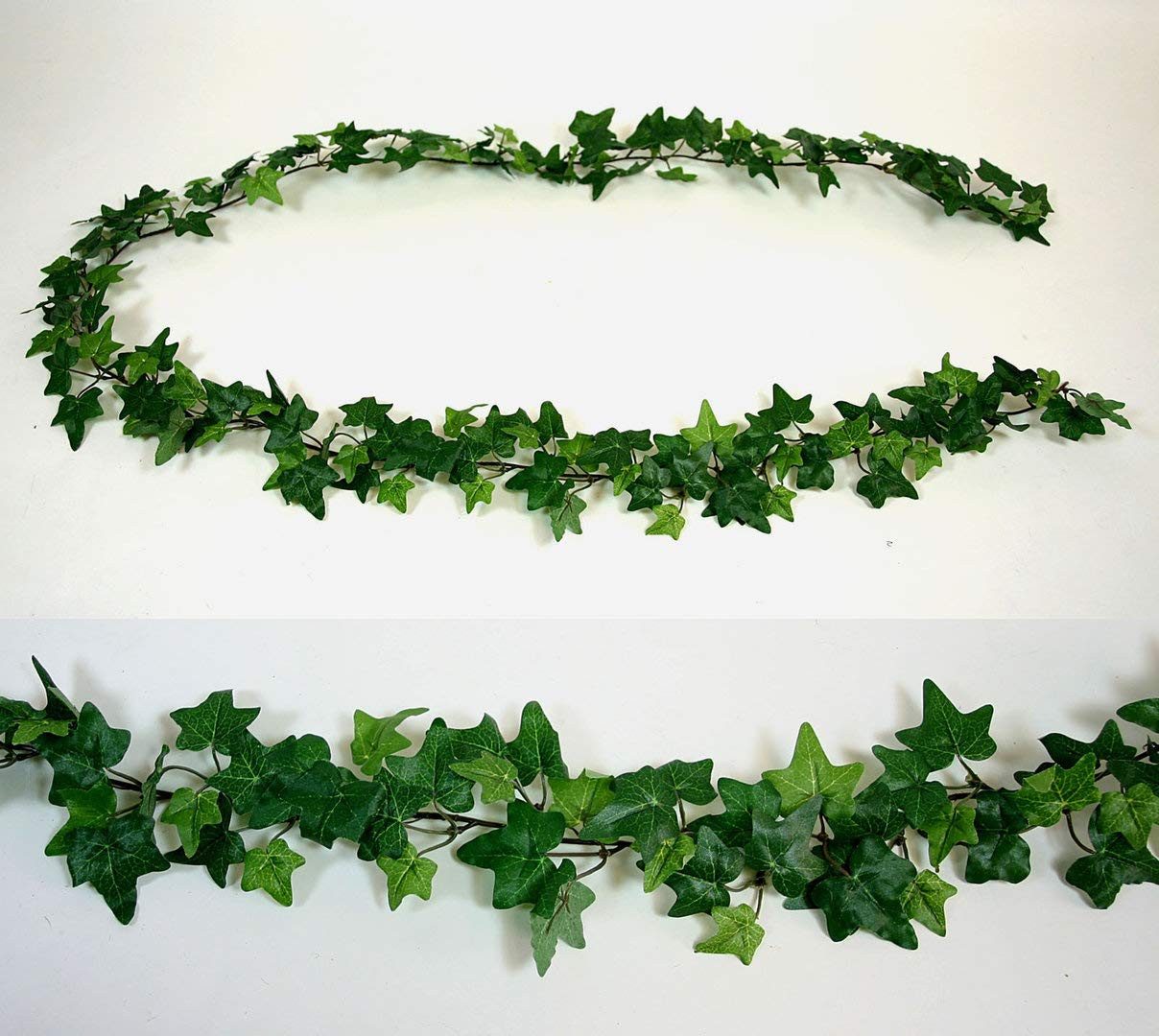 Kunstgirlande Künstliche Efeugirlande 180cm grün DA - Kunstpflanzen künstliches Efeu, Seidenblumen Roß, Höhe 180,00 cm