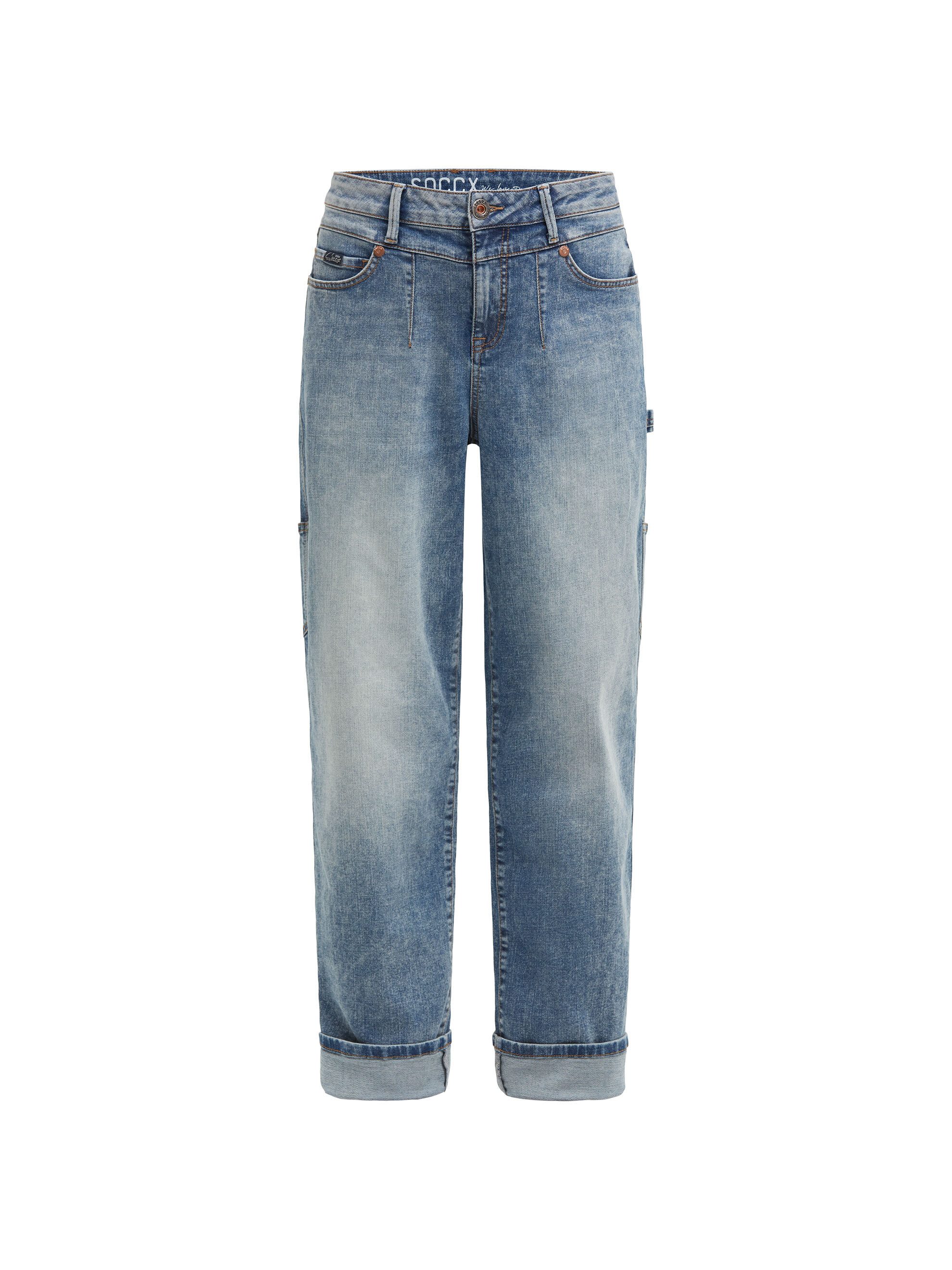SOCCX Loose-fit-Jeans mit schmalem Bein – Bild 2 von 5
