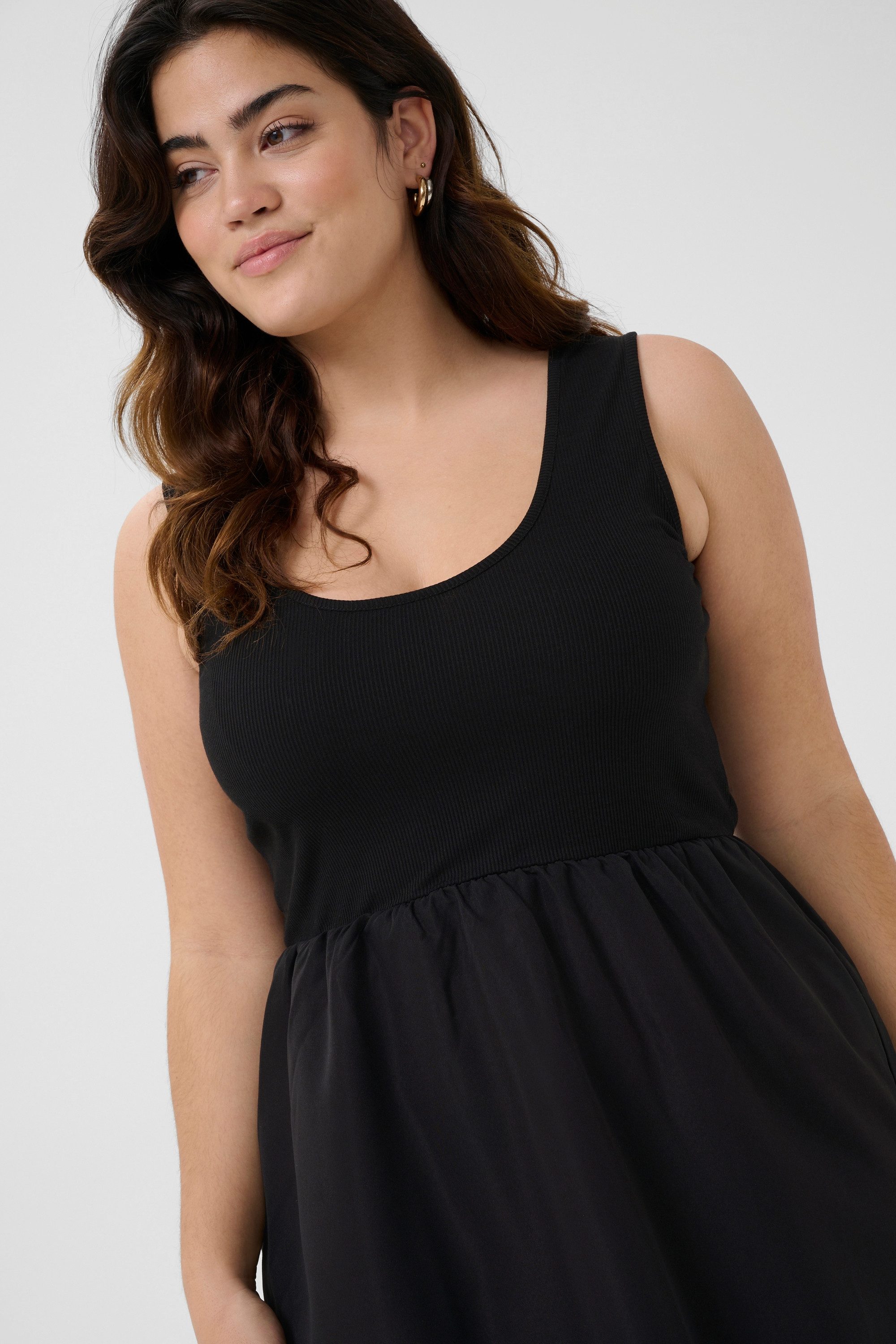 KAFFE Curve Strickkleid Kleid KCkristi Große Größen