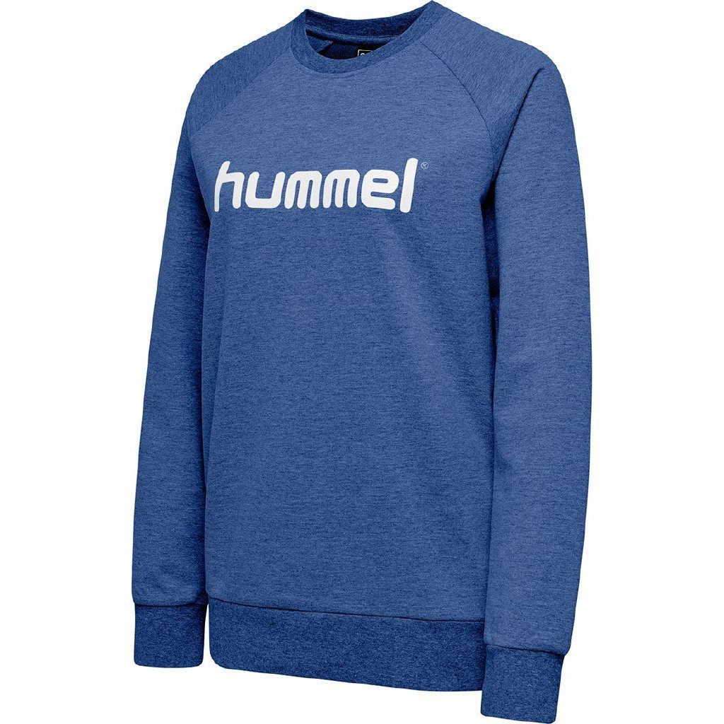 Sweatshirt Go Cotton Logo Sweatshirt Woman