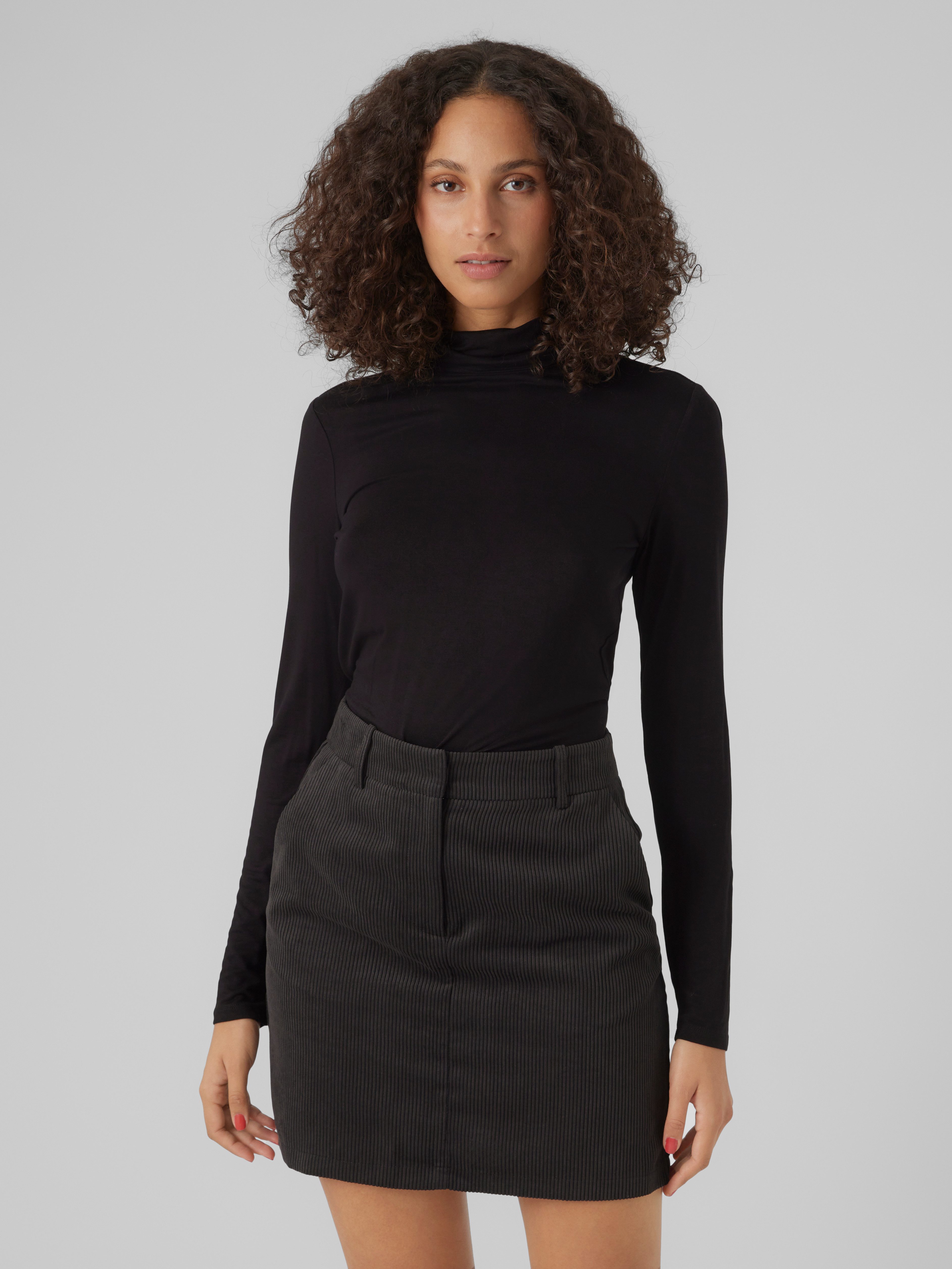 Vero Moda Langarmshirt VMALBERTE LS ROLLNECK günstig online kaufen