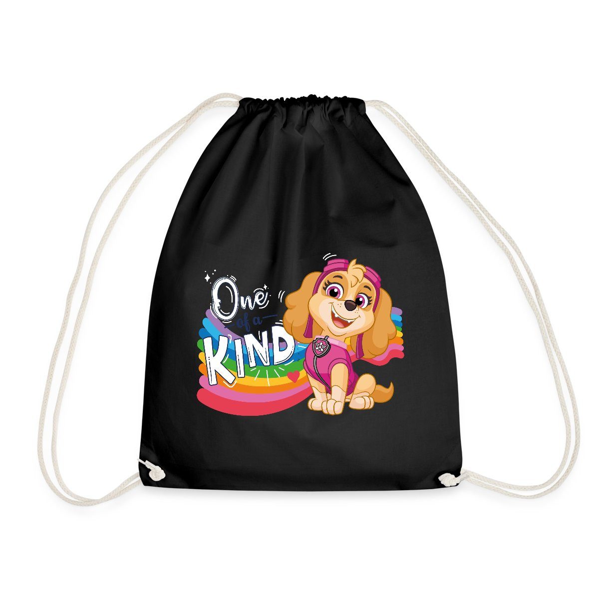 Spreadshirt Turnbeutel Paw Patrol Skye Regenbogen-Design Turnbeutel (1-tlg)