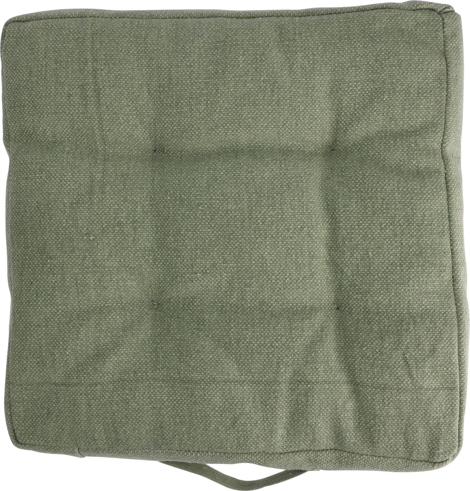 Home & styling collection Stuhlkissen Sitzkissen, gesteppt, Baumwolle, Klettverschluss, 40 x 40 cm