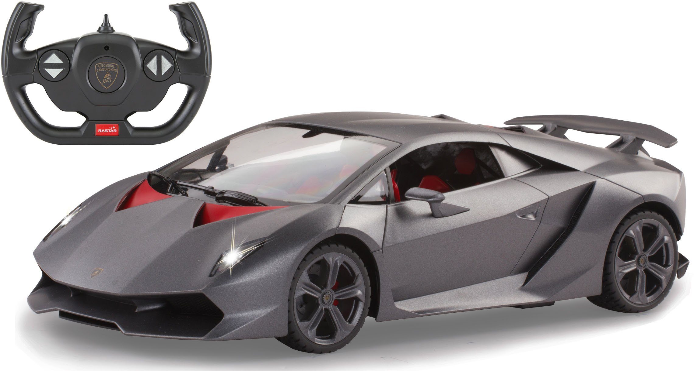 Jamara RC-Auto Lamborghini Sesto Elemento, 1:14, grau, 2,4GHz, mit Licht