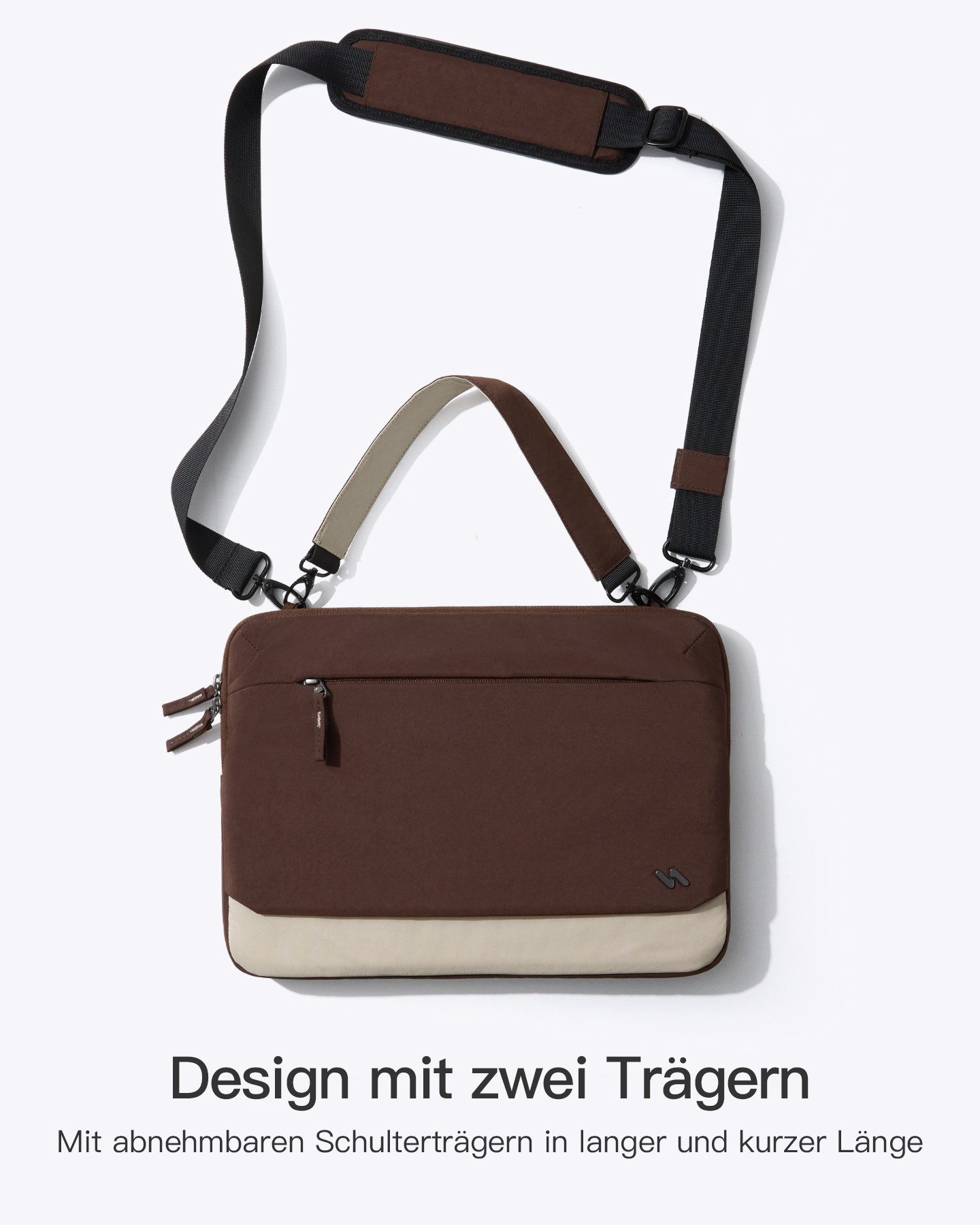 Inateck Laptoptasche 360° Schutz Hülle Schultertasche für 13-16-Zoll Laptop, für 13-16 Zoll MacBook Air Pro M5 M4 – Bild 4 von 5