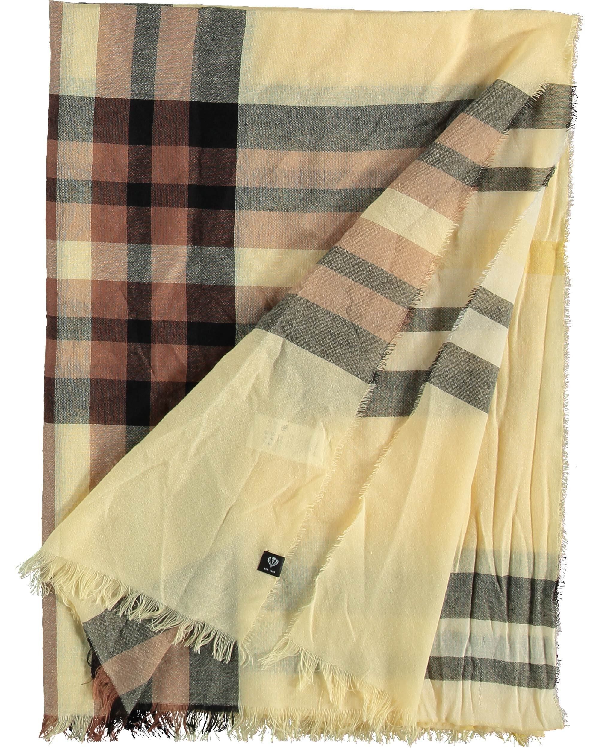 Fraas XXL-Schal Polyesterstola, (1, mit Schnittfransen), Co2 neutral