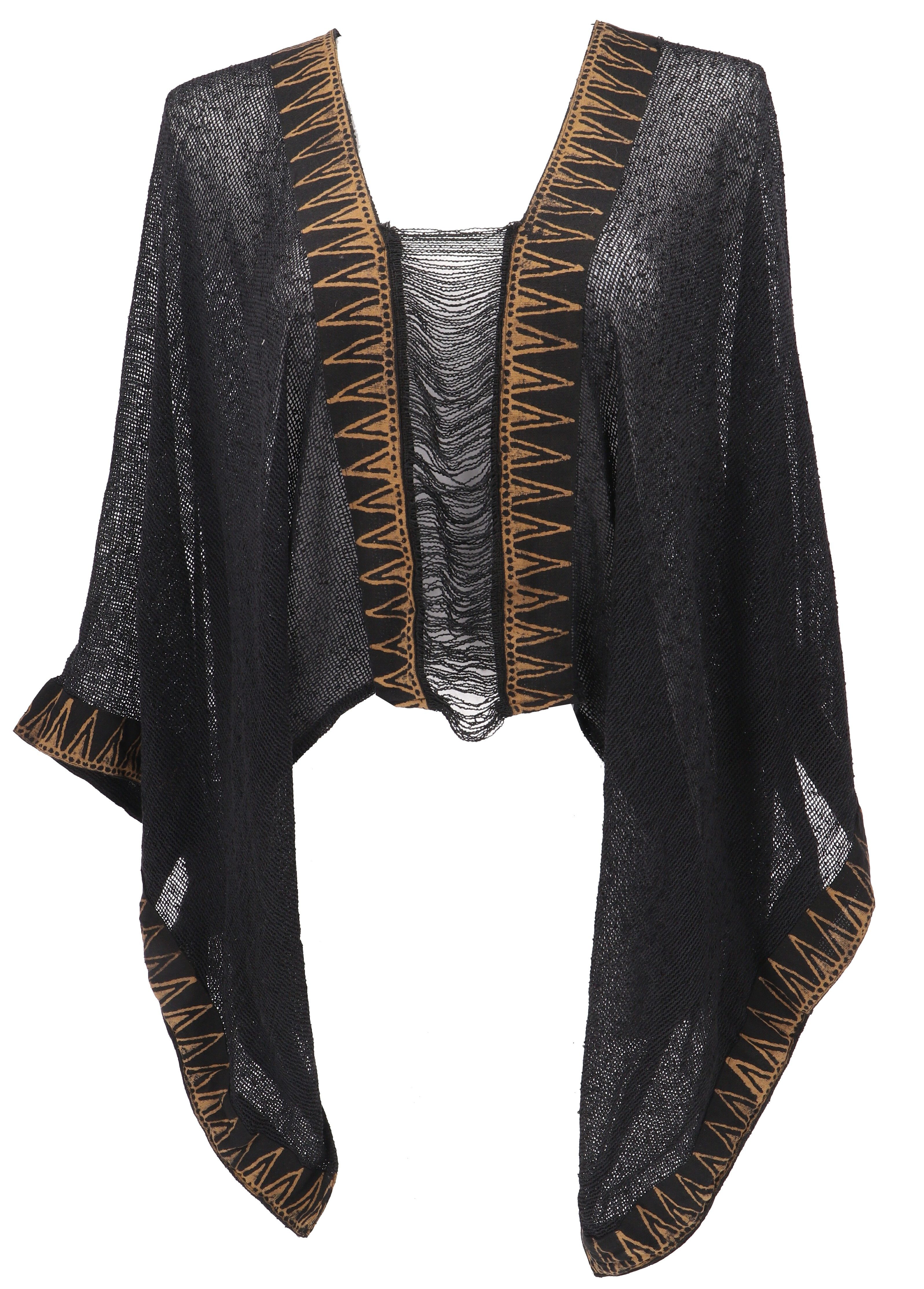 Guru-Shop Langjacke Boho Poncho, alternativer oversize günstig online kaufen