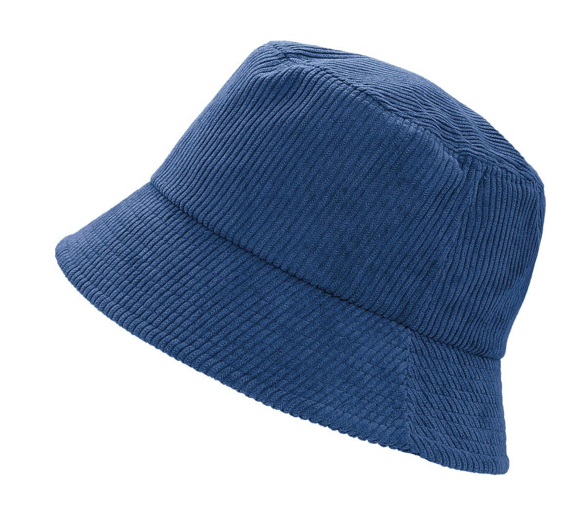 dy_mode Fischerhut Unisex Bucket Hat Damen Anglerhut Fischerhut Cord Mütze Herren Bucket Hat, Unifarbe BM216-Blau