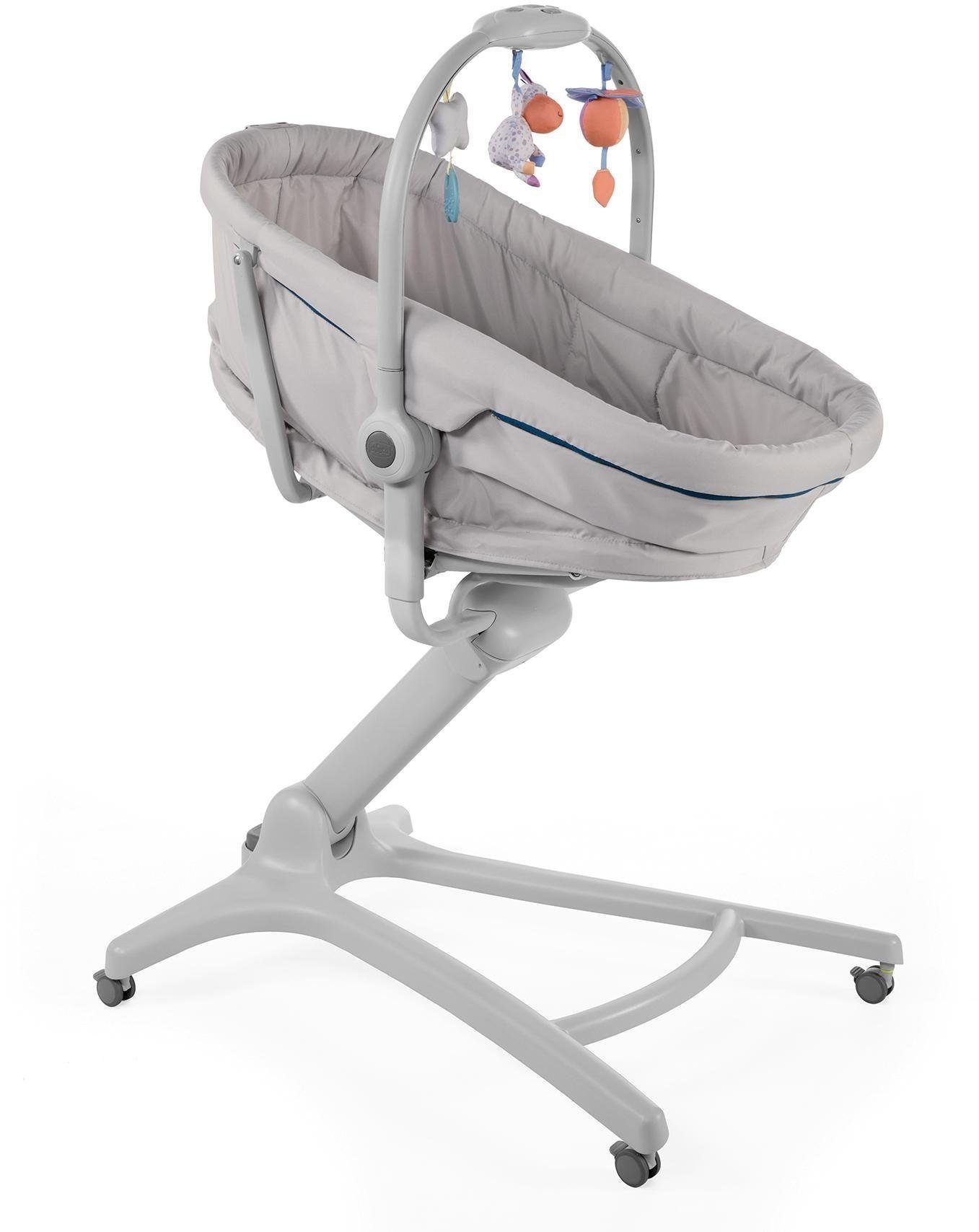 Chicco Kombihochstuhl Baby Hug 4 in 1, Glacial, Stubenwagen, Liegesessel, H günstig online kaufen