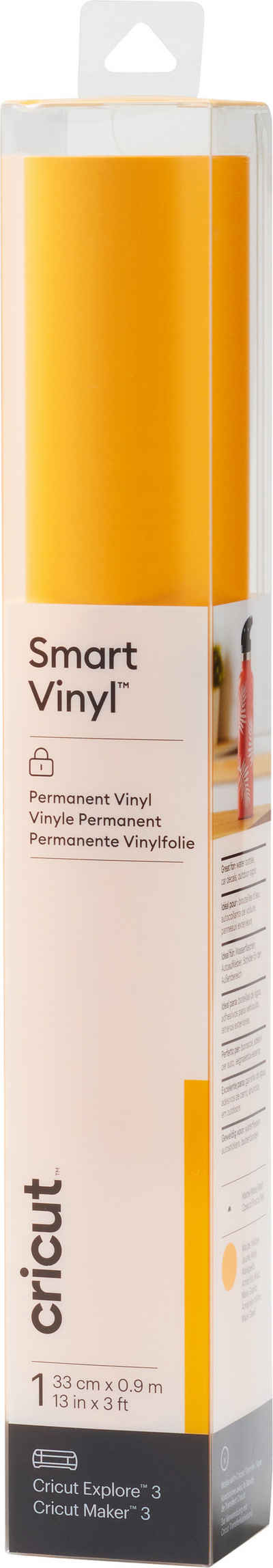 Cricut Dekorationsfolie Vinylfolie Smart Vinyl Permanent, selbstklebend 90 cm x 33 cm