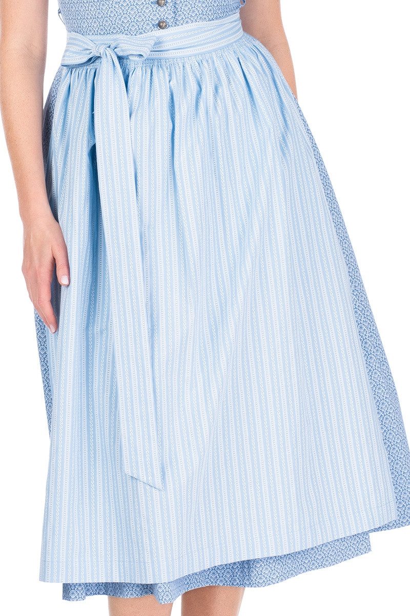 Hammerschmid Dirndl Dirndl lang 2tlg. - BRAUNSEE - blau