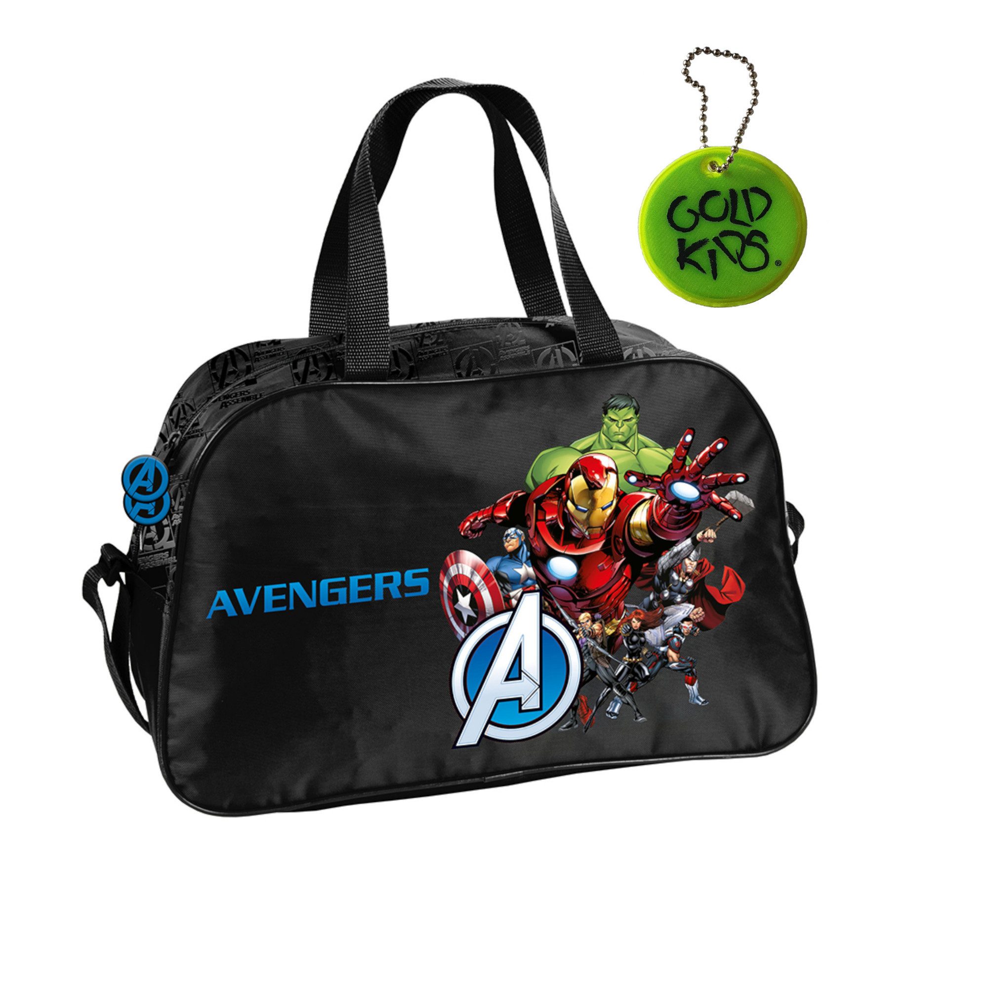 GOLDKIDS Sporttasche Kinder für Mädchen & Jungen - Umhängetasche (Schwimmtasche mit, verstärktem Boden - Trainingstasche), 40 cm x 25 cm x 15 cm