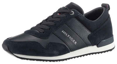 Tommy Hilfiger ICONIC LEATHER SUEDE MIX RUNNER Sneaker im Materialmix