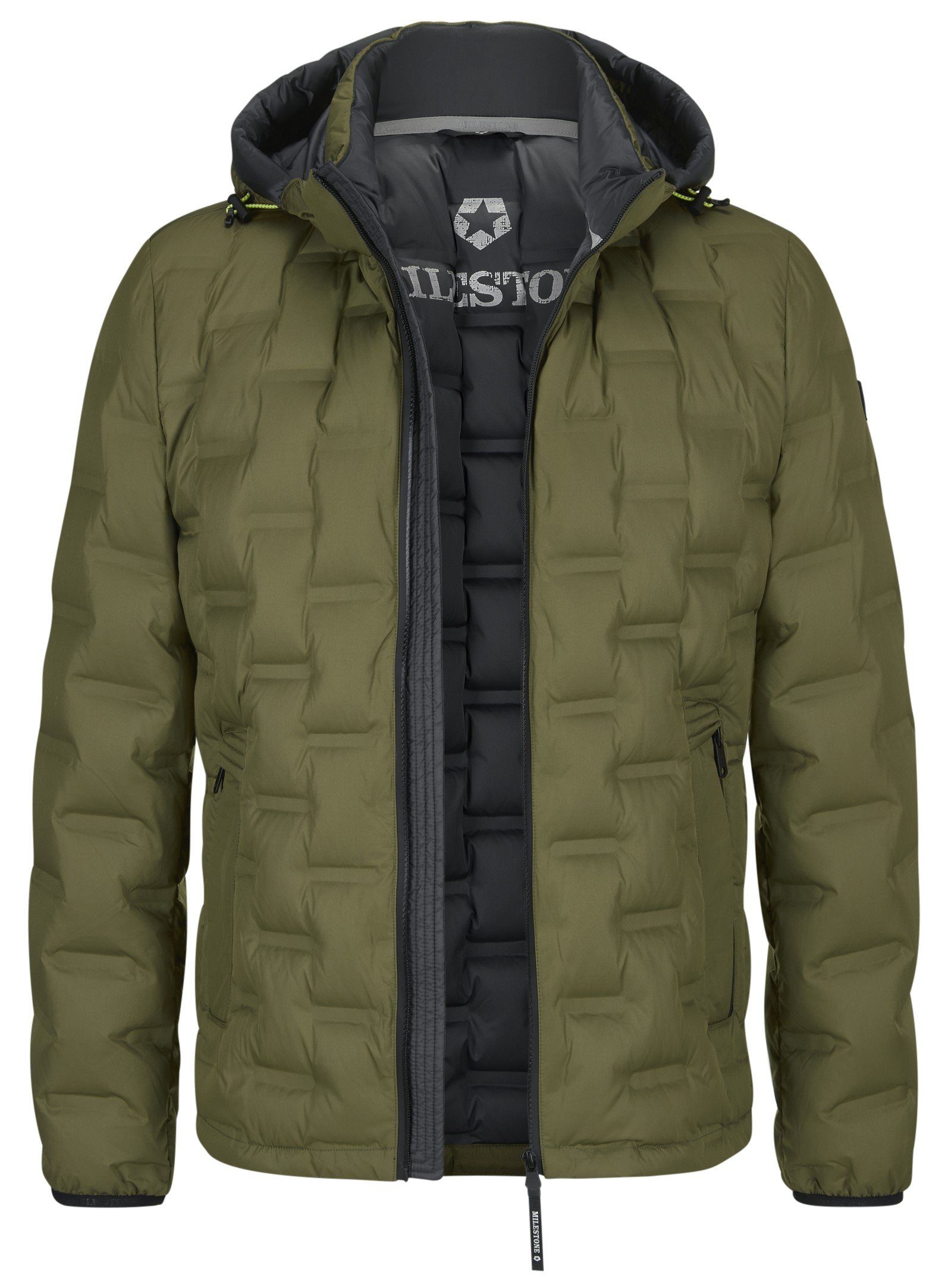 Milestone Steppjacke MSBrayden mit abnehmbarer Kapuze günstig online kaufen