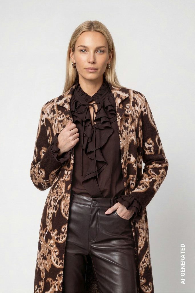 Monari Strickcape MONARI / Da.Strickjacke, Poncho / Strickjacke