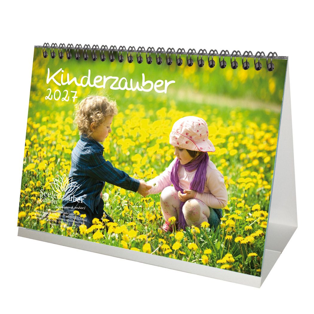 Seelenzauber Tischkalender Kinderzauber DIN A5 Tischkalender 2027 Kinder - Seelenzauber