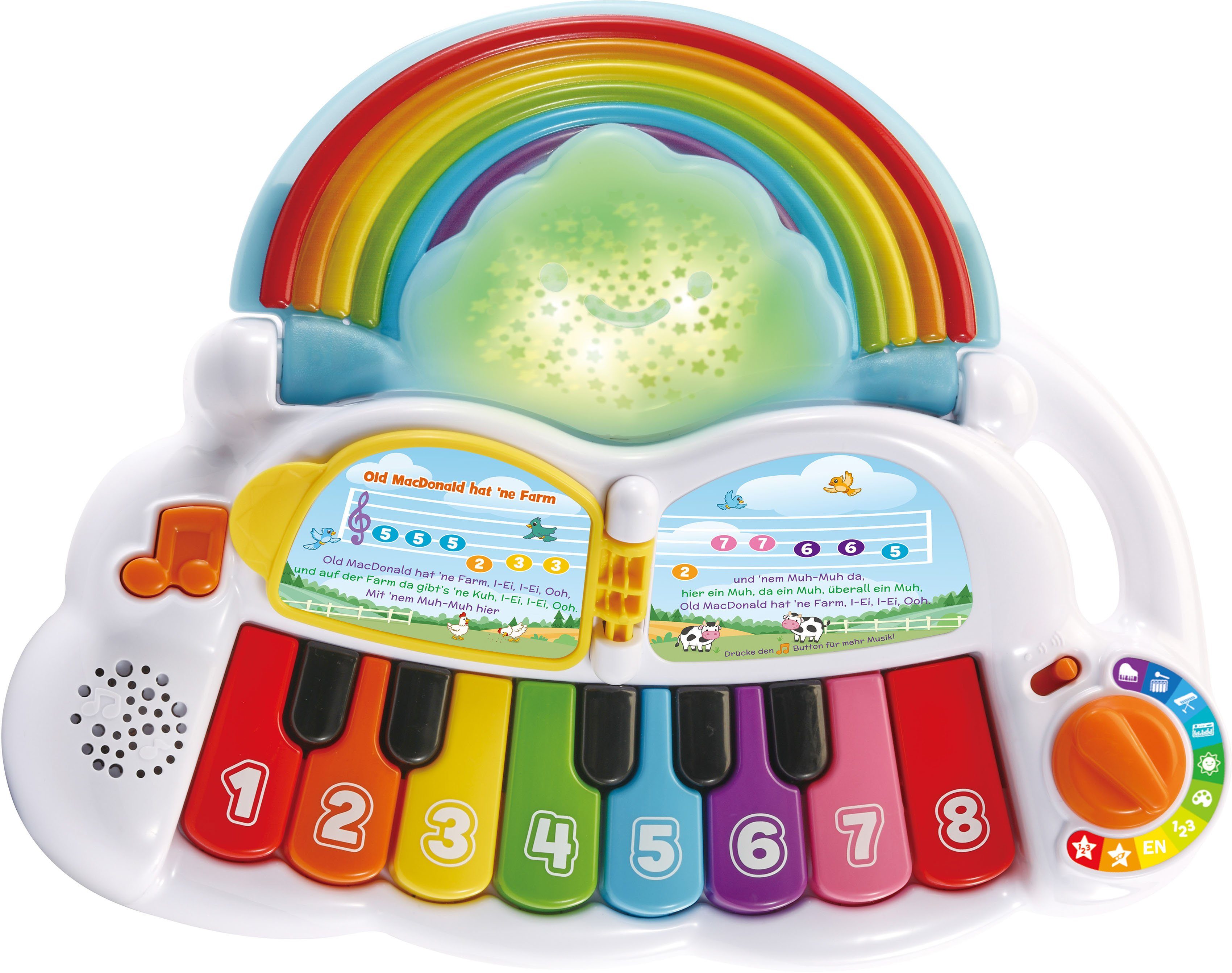 Vtech® Spielzeug-Musikinstrument VTechBaby, Babys Regenbogen-Keyboard günstig online kaufen