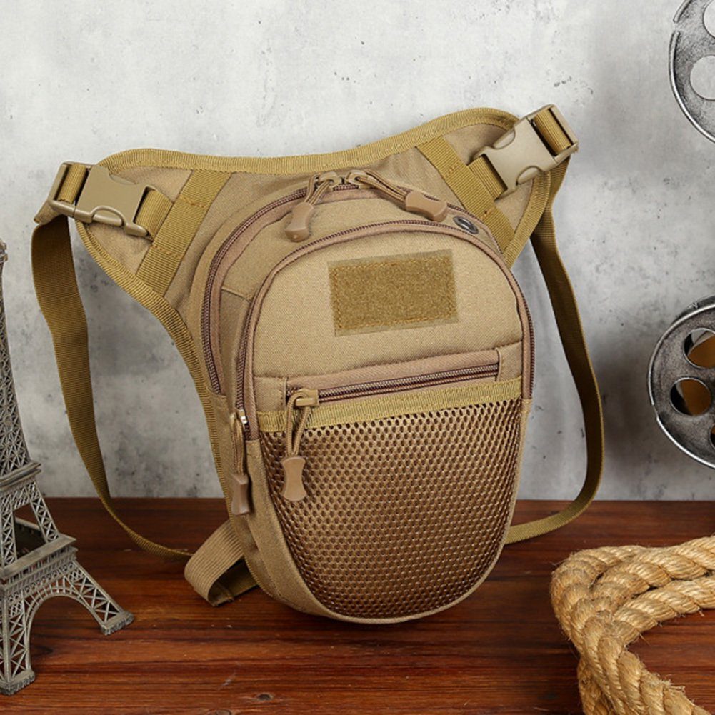 Mit Blusmart brown Netztasche, Einfarbige/Camouflage-Gürteltasche Sporttasche Wasserdichte