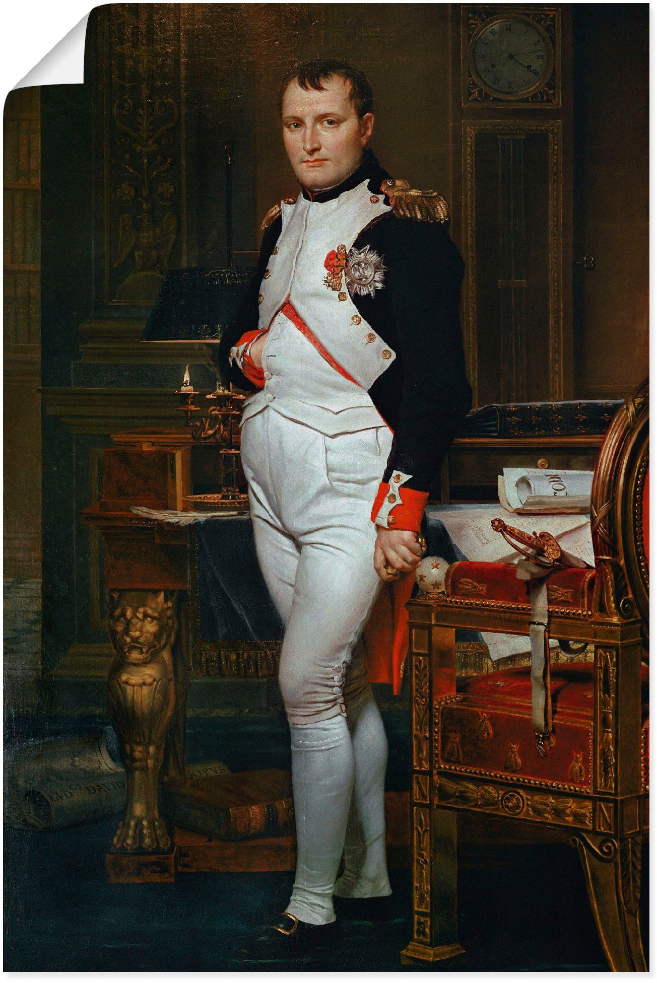 Artland Kunstdruck Napoleon I. Bonaparte. 1812, Menschen (1 St), als Alubild, Leinwandbild, Wandaufkleber oder Poster in versch. Größen