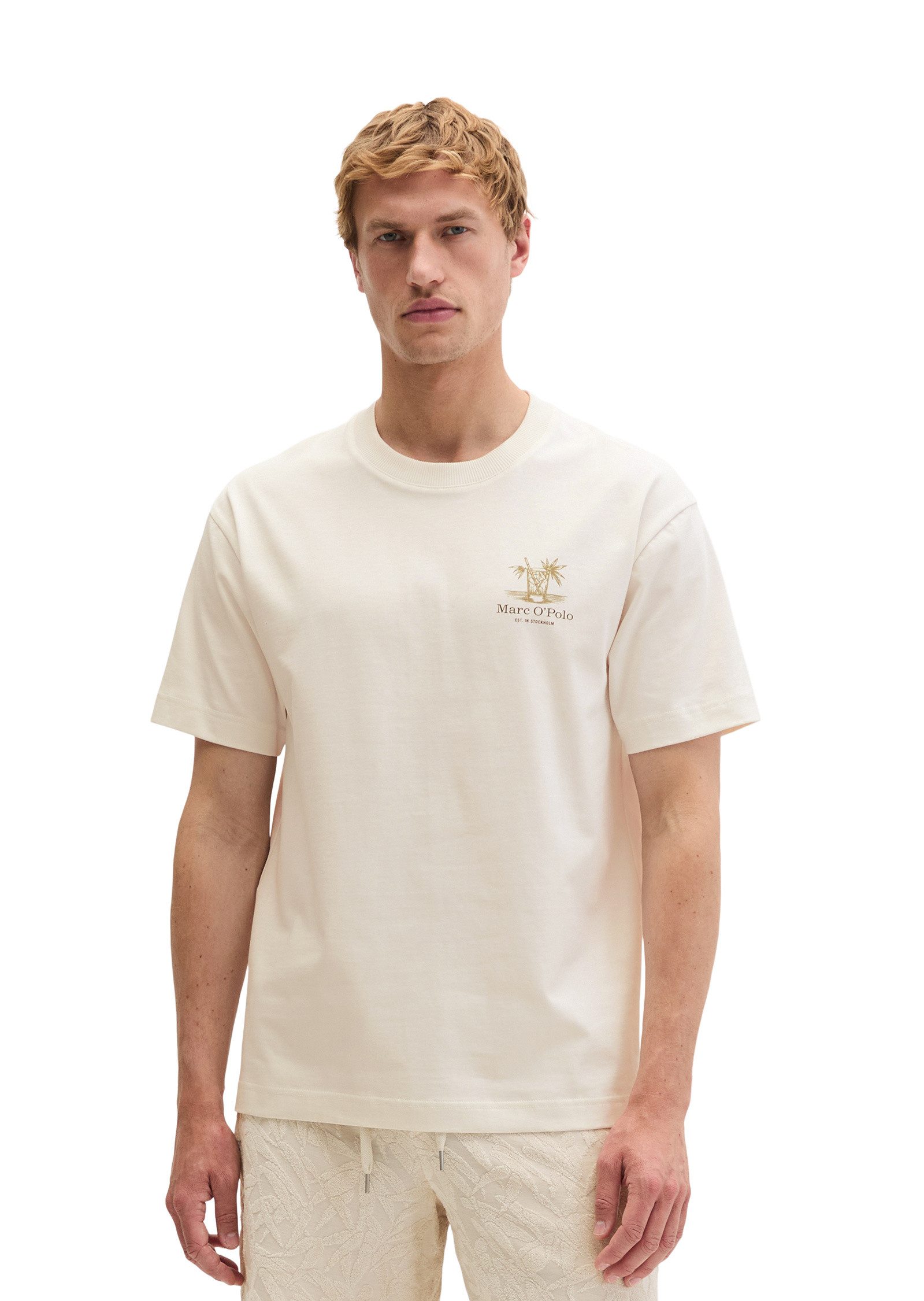 Marc O'Polo T-Shirt mit saisonalem Rückenprint
