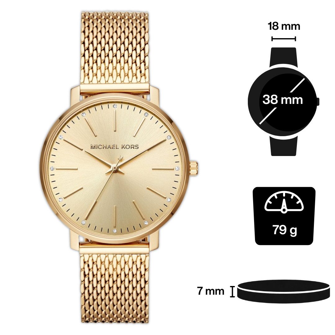 MICHAEL KORS Quarzuhr Michael Kors Damenuhr Pyper MK4339 – Bild 2 von 2