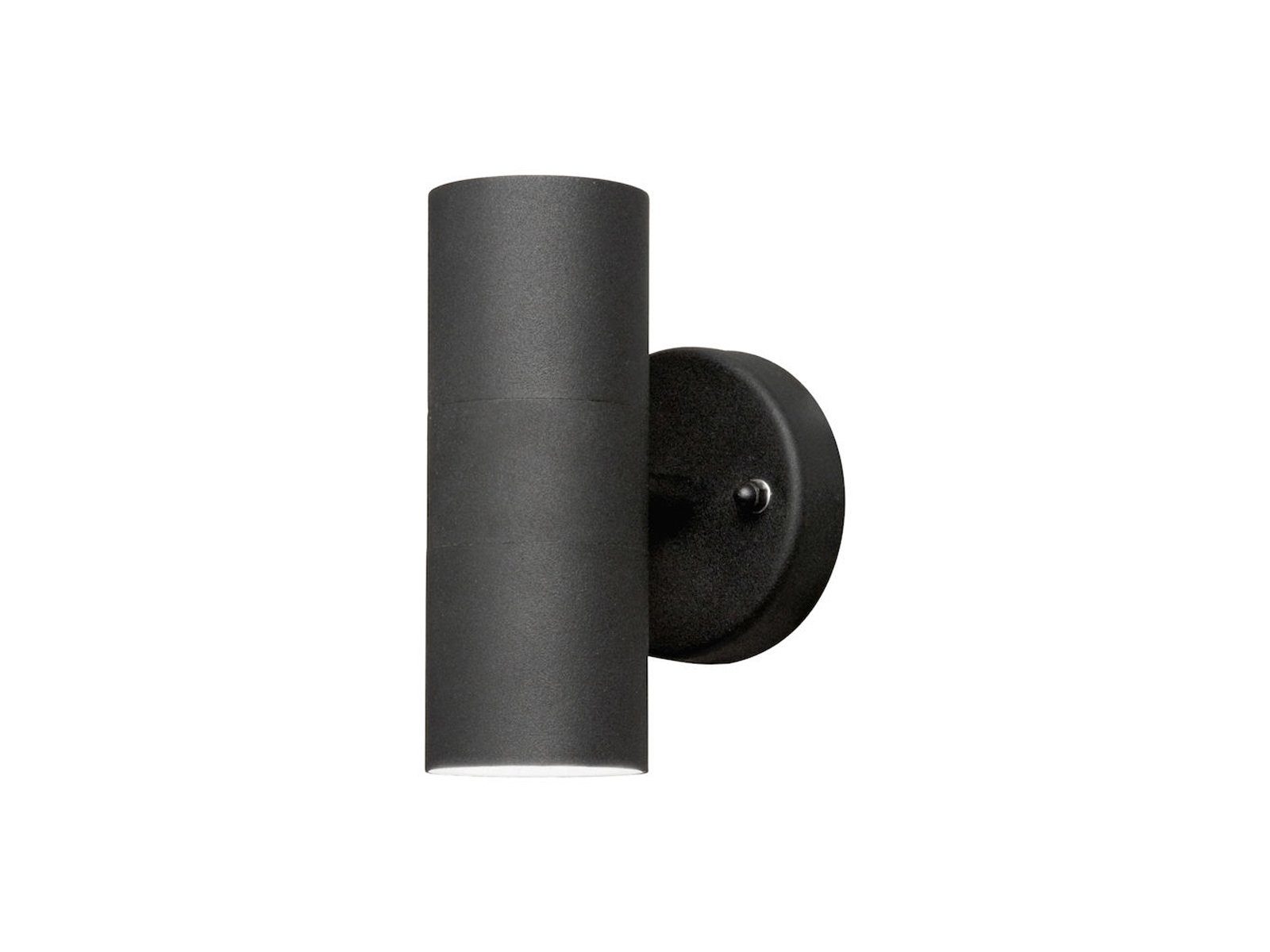 KONSTSMIDE LED Außen-Wandleuchte, LED wechselbar, warmweiß, Up Down Fassadenbeleuchtung, Haus-wand beleuchten, Schwarz H: 17cm