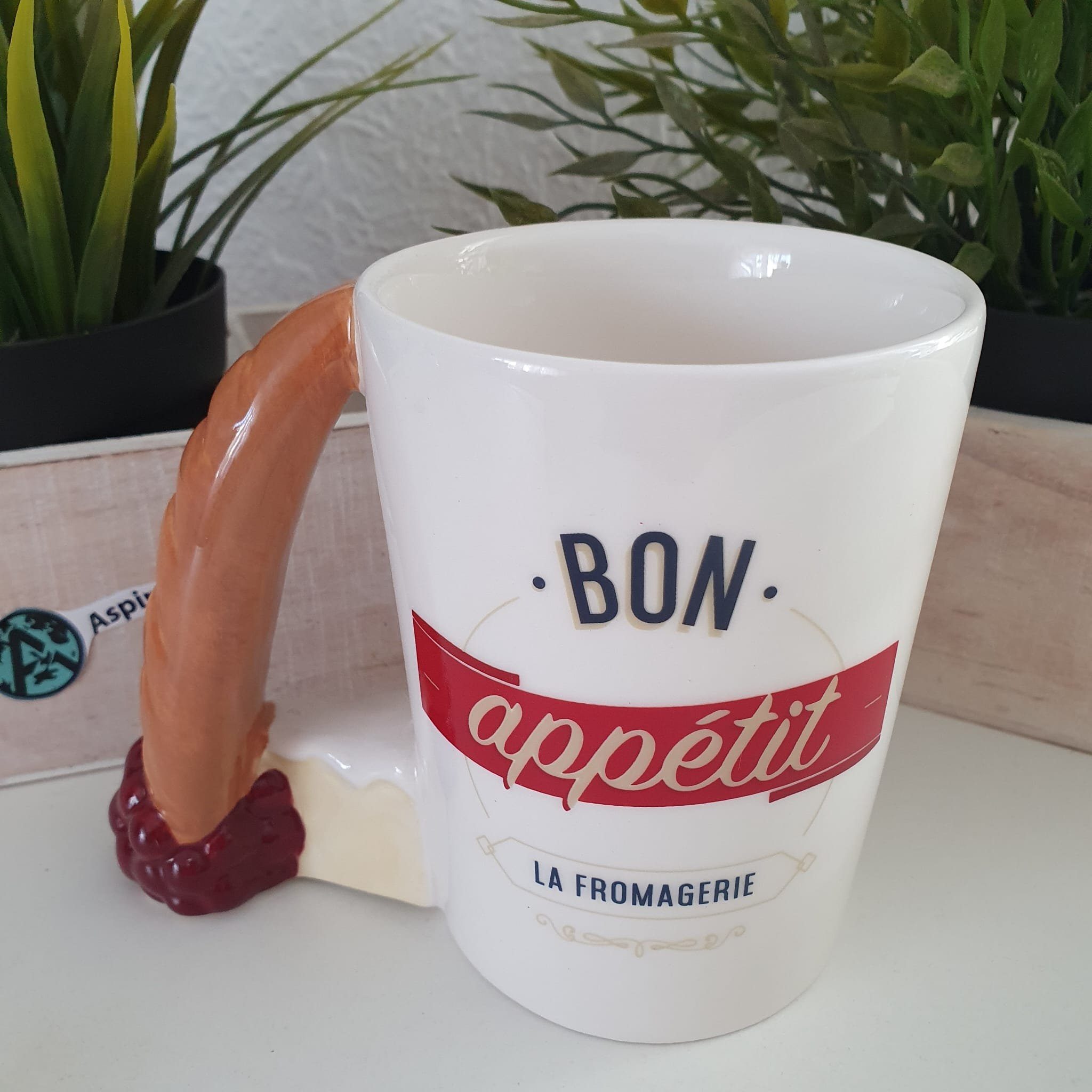 Keramik Griff ml, Baguette Bon Keramik Aspinaworld 300 Appétit Tasse Tasse