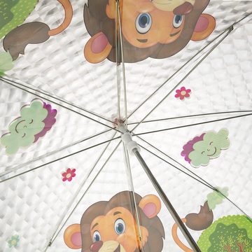 Idena Taschenregenschirm Idena 50047 - Kinderregenschirm für Jungen und Mädchen, mit putzigem