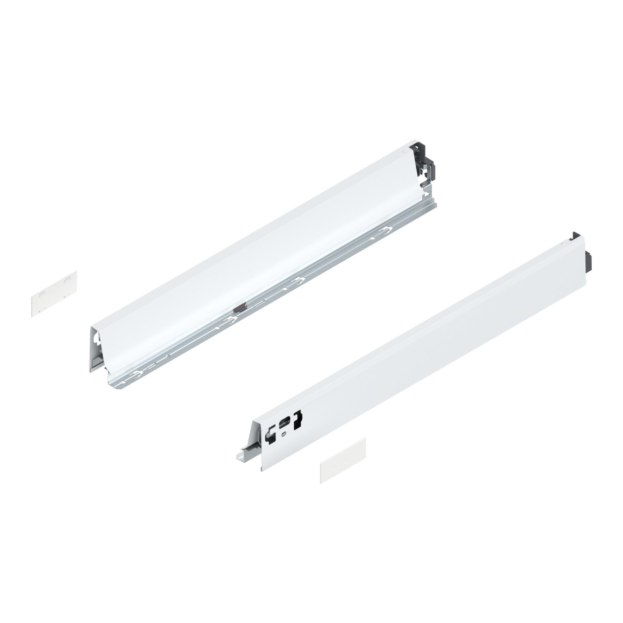blum Teleskop-Vollauszug Blum TANDEMBOX Zarge, Höhe N 68 mm, NL 550 mm, links/rechts, für TANDE