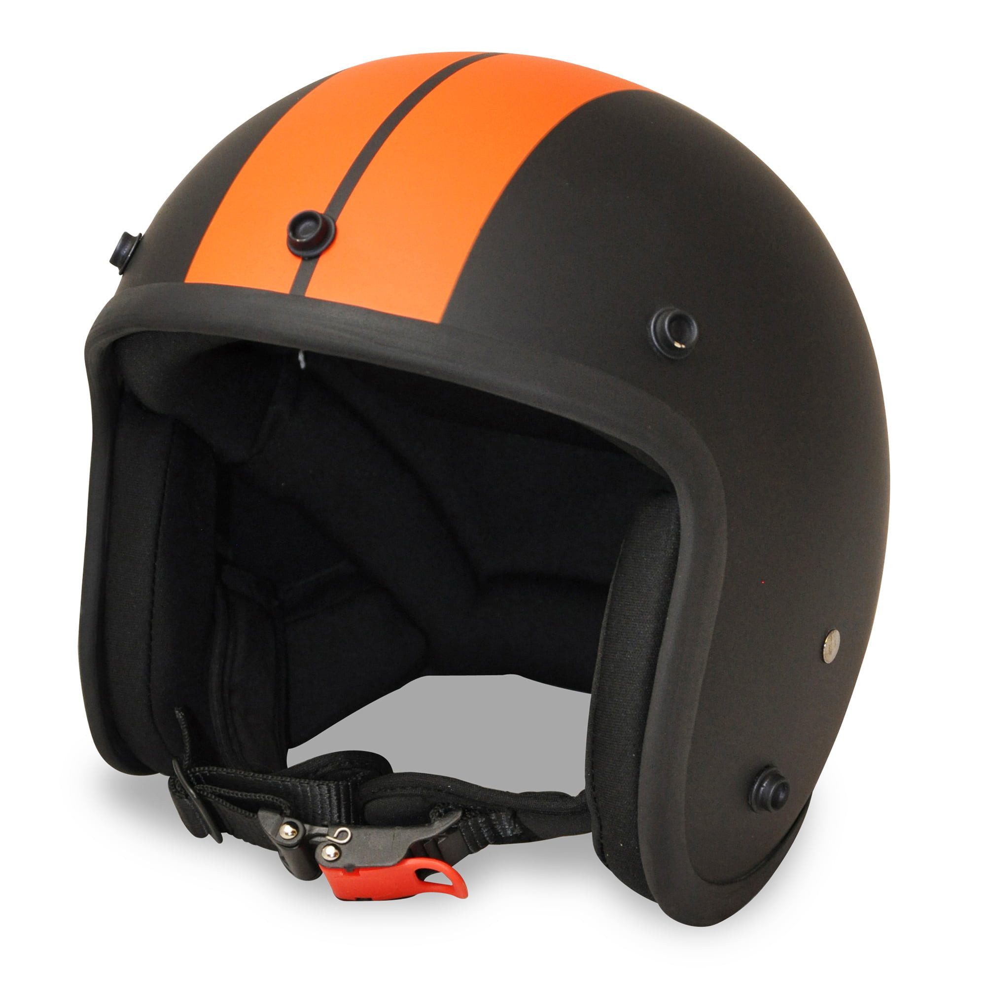 Motorradhelm ATELIER — Classic Racer, Jet-Helm • Fiberglas • Matt Schwarz