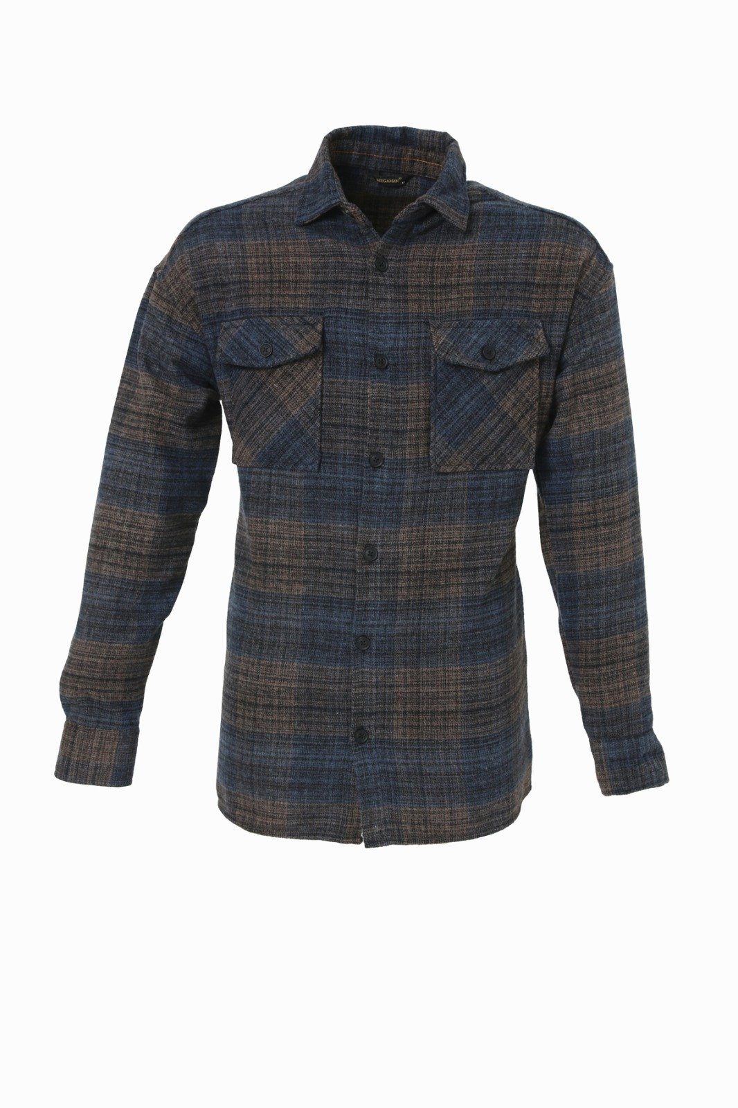 Megaman Jeans Flanellhemd Flanellhemd H-263 Flanellhemd günstig online kaufen