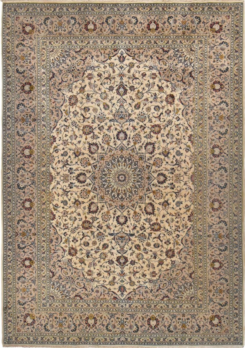Orientteppich Keshan 247x348 Handgeknüpfter Orientteppich / Perserteppich, Nain Trading, rechteckig, Höhe: 12 mm