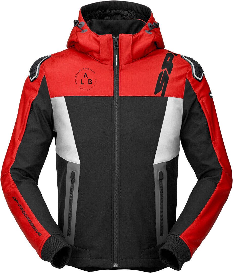 SpiDi Motorradjacke Warrior Motorrad Hoodie 3-Lagen-Laminat