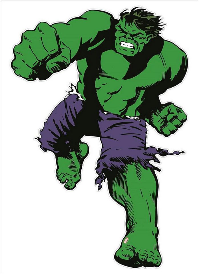 MARVEL Wandtattoo Comics - Maxi Hulk (1 St)