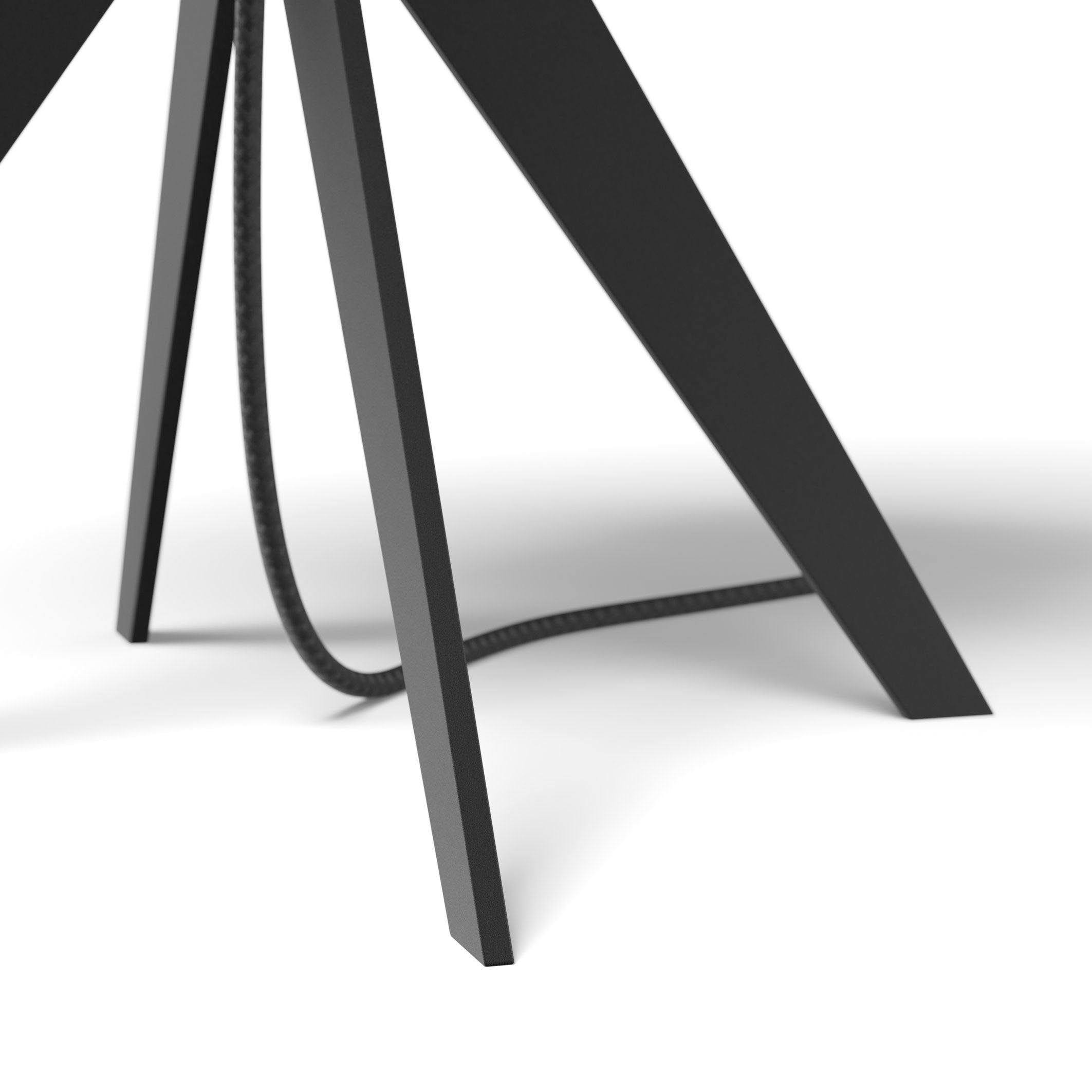 Joop! Tischleuchte »CURVES LIGHTS«, Tischleuchte mit Extra-White-Glaskugel  mit feinem Farbverlauf von Schwarz zu feiner Rauchglas-Optik auf  Sternform-Gestell online kaufen | OTTO