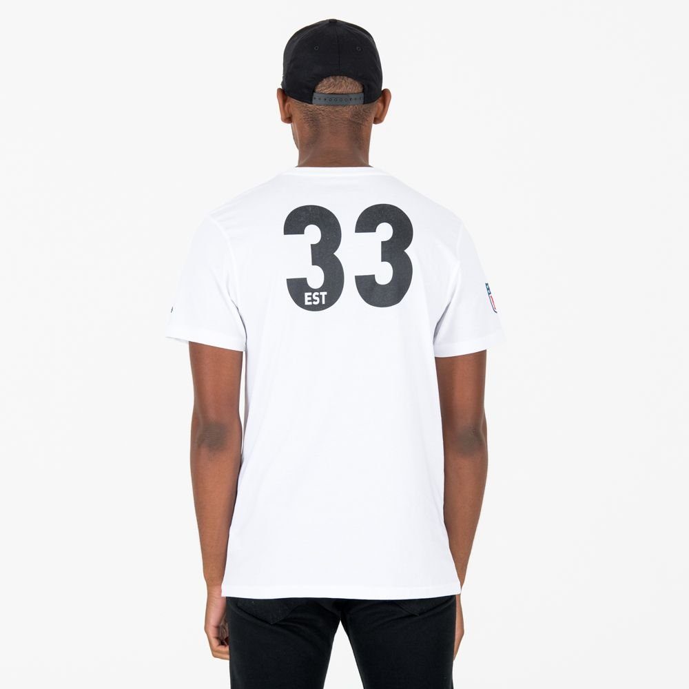 Established Number PITTSBURGH STEELERS Era Era Print-Shirt NFL New T-Shirt New