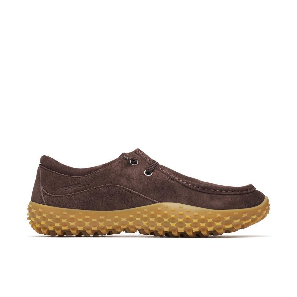 Merrell Minimal-Sneaker Wrapt Bungee (Veloursleder, wasserdicht) coffeebraun Barfußschuh