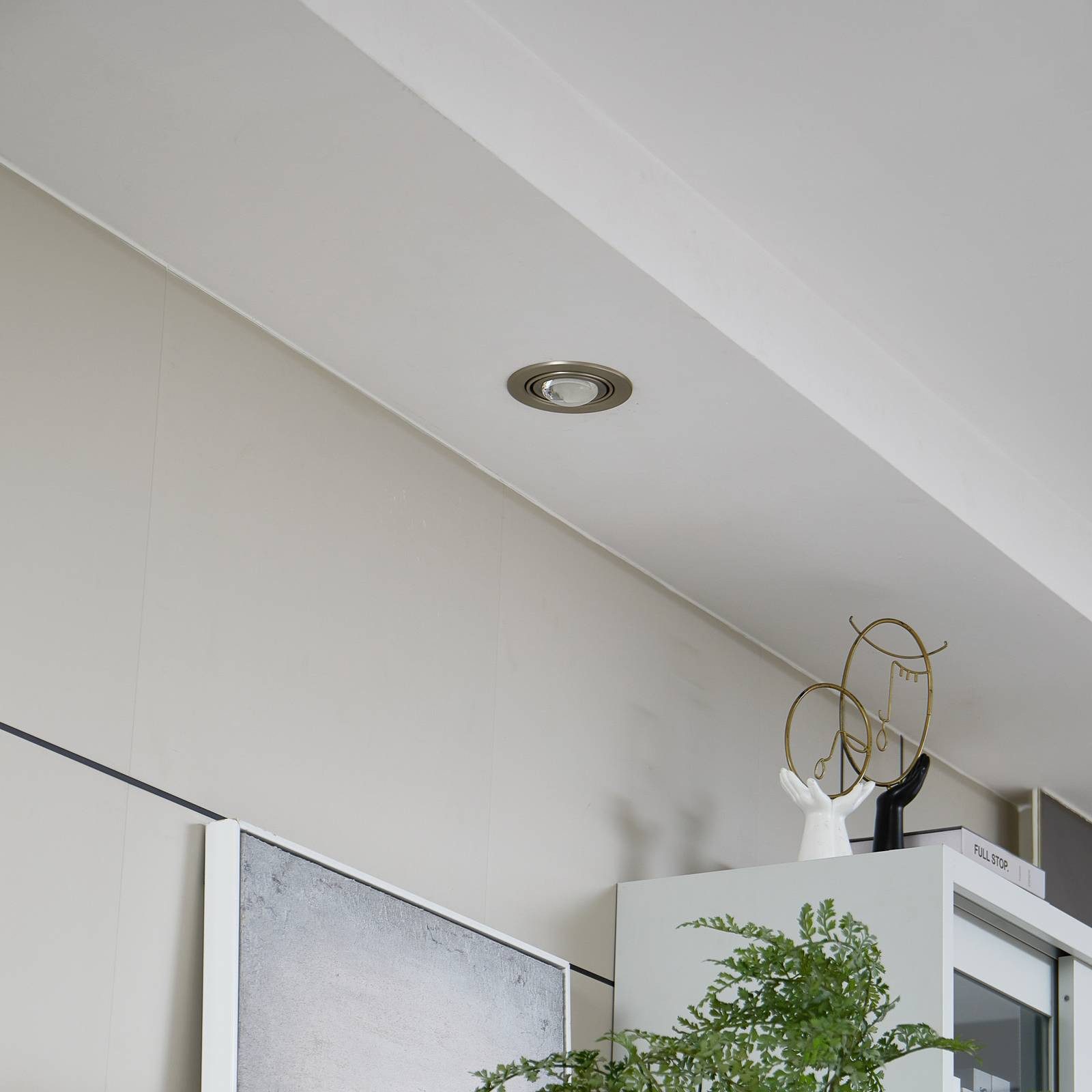 Lindby Deckenleuchte Jyla, Metall, Alu IP20, 1 x 11 W LED