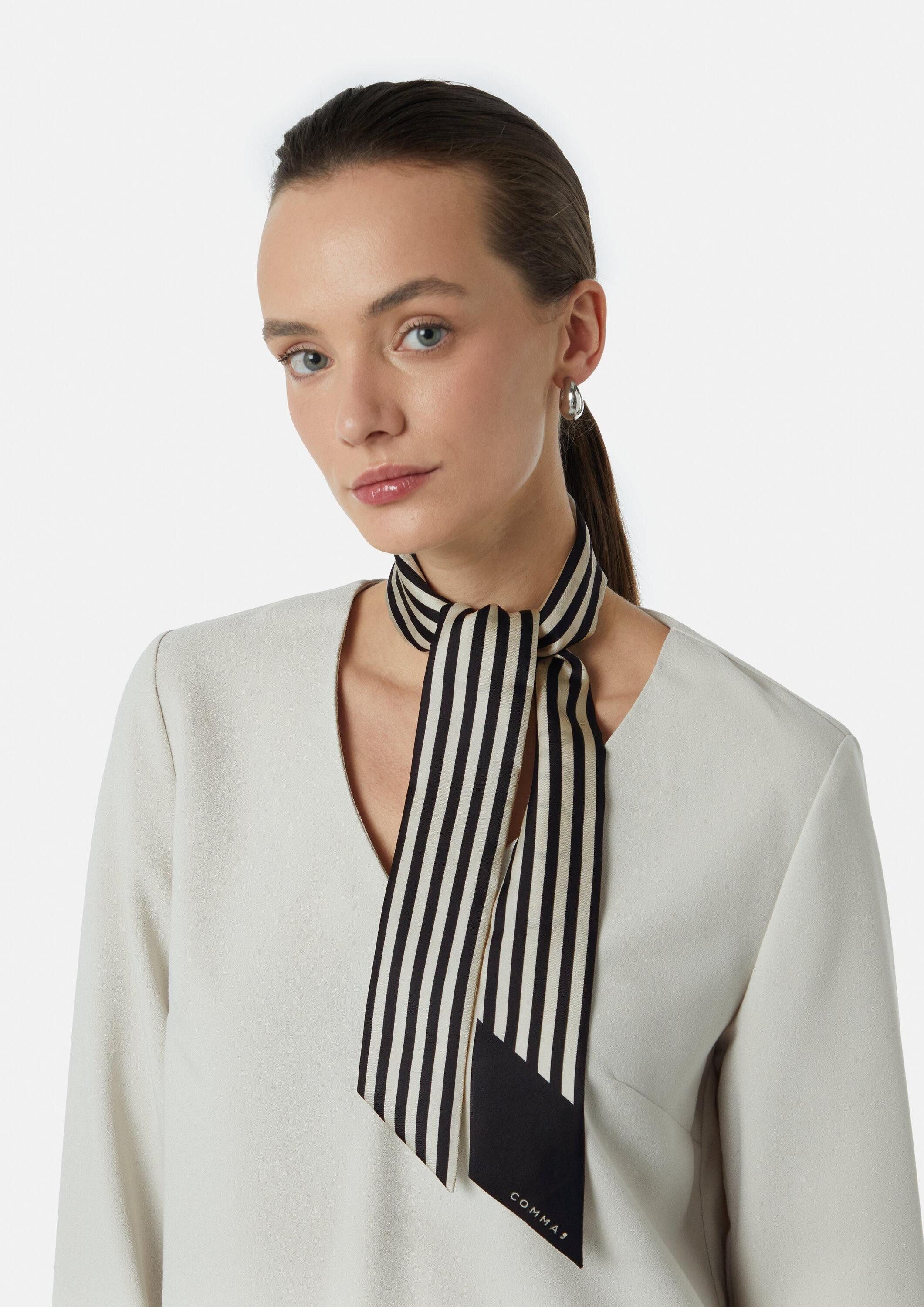 comma Schal Tuch Schal aus Seiden-Twill, günstig online kaufen