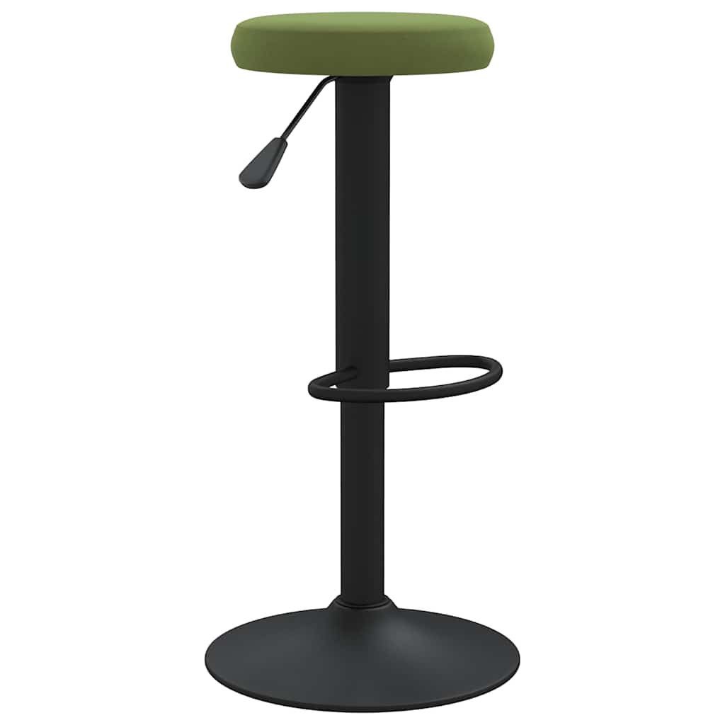 vidaXL Barhocker Barhocker 2 Stk. Hellgrün Samt (2 St)