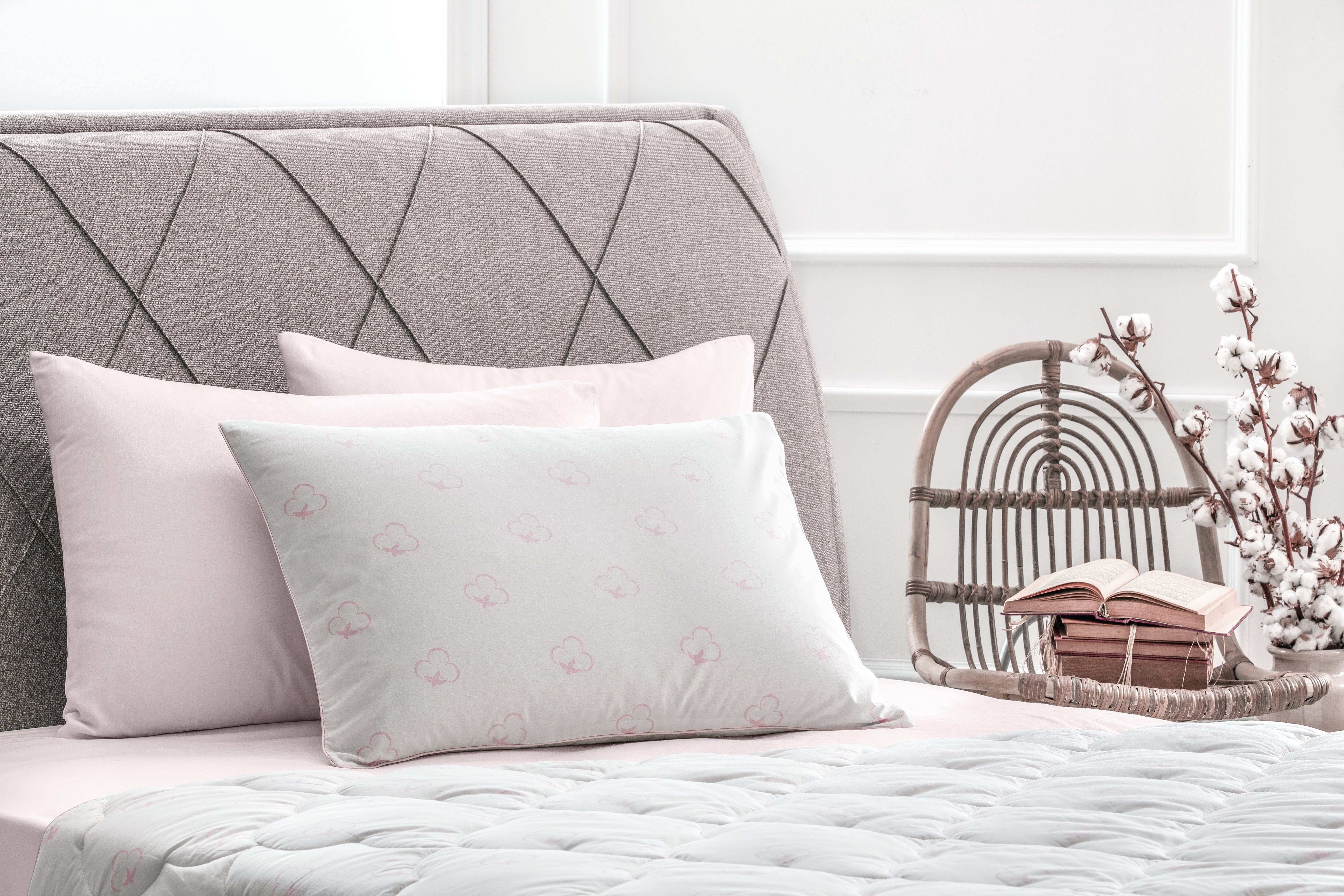 Yatas Bedding Baumwollkissen Cotton, Kissen 40x80 cm, Bauchschläfer, Rücken günstig online kaufen